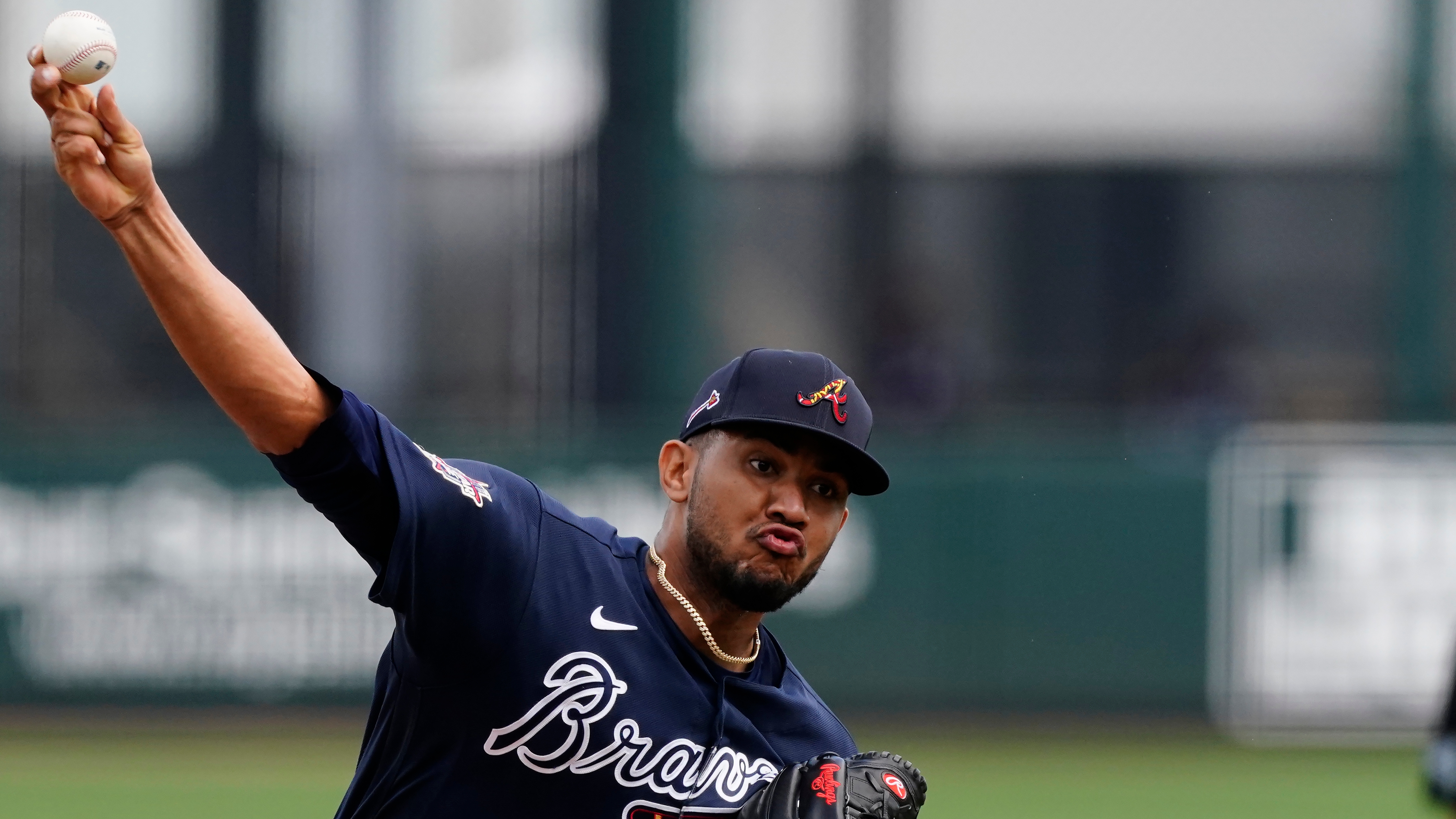 Braves starter Ian Anderson not happy after tough afternoon against Red Sox