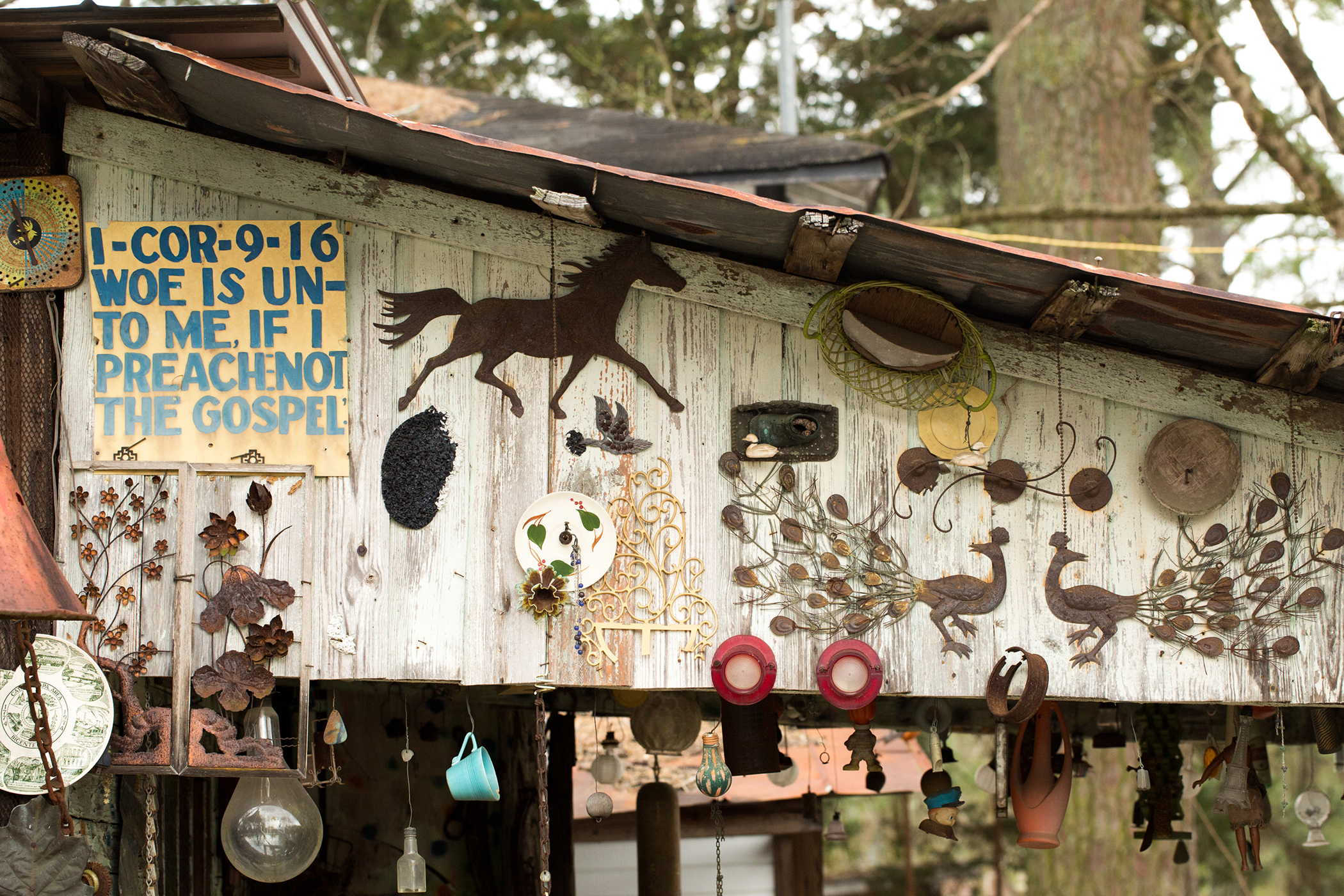 Howard Finster's Paradise Garden in Summerville, GA was built as a tribute to inventors. (Jenni Girtman/ Atlanta Event Photography)