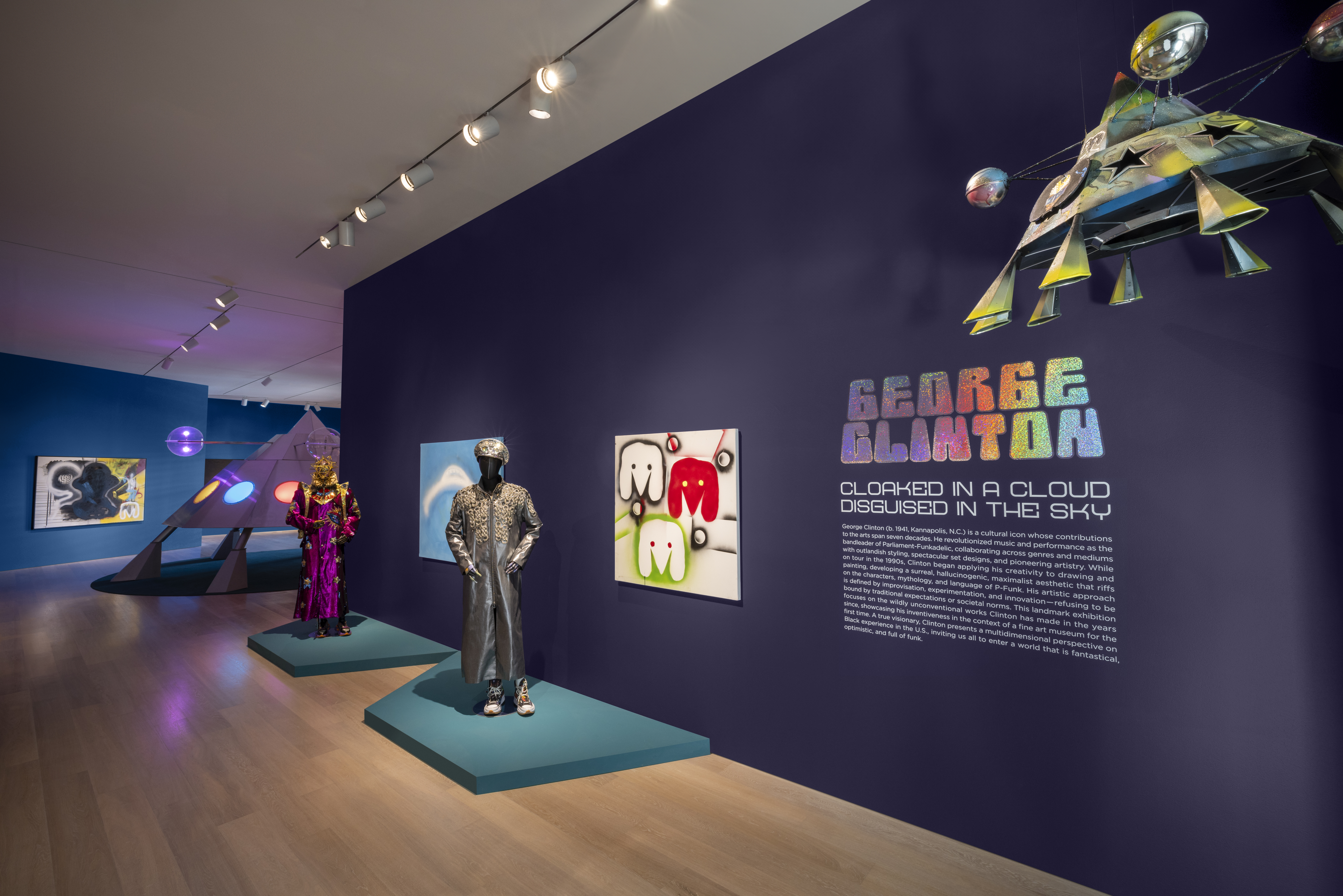 Funk legend George Clinton brings first public art exhibition to