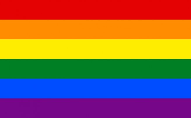 rgb colors of gay pride flag