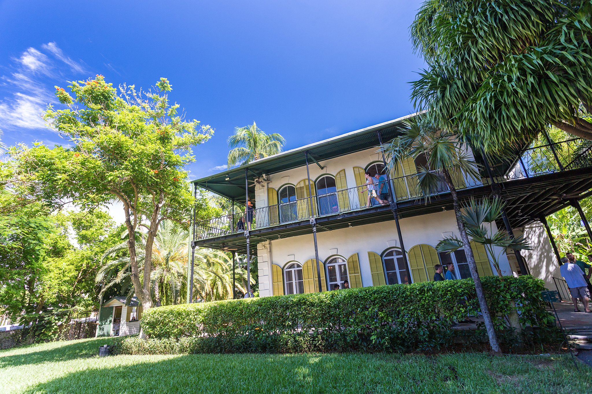 Visit the Ernest Hemingway Home and Museum in Key West, where the author lived from 1931 to 1939. LAURENCE NORAH / FLORIDA KEYS NEWS BUREAU