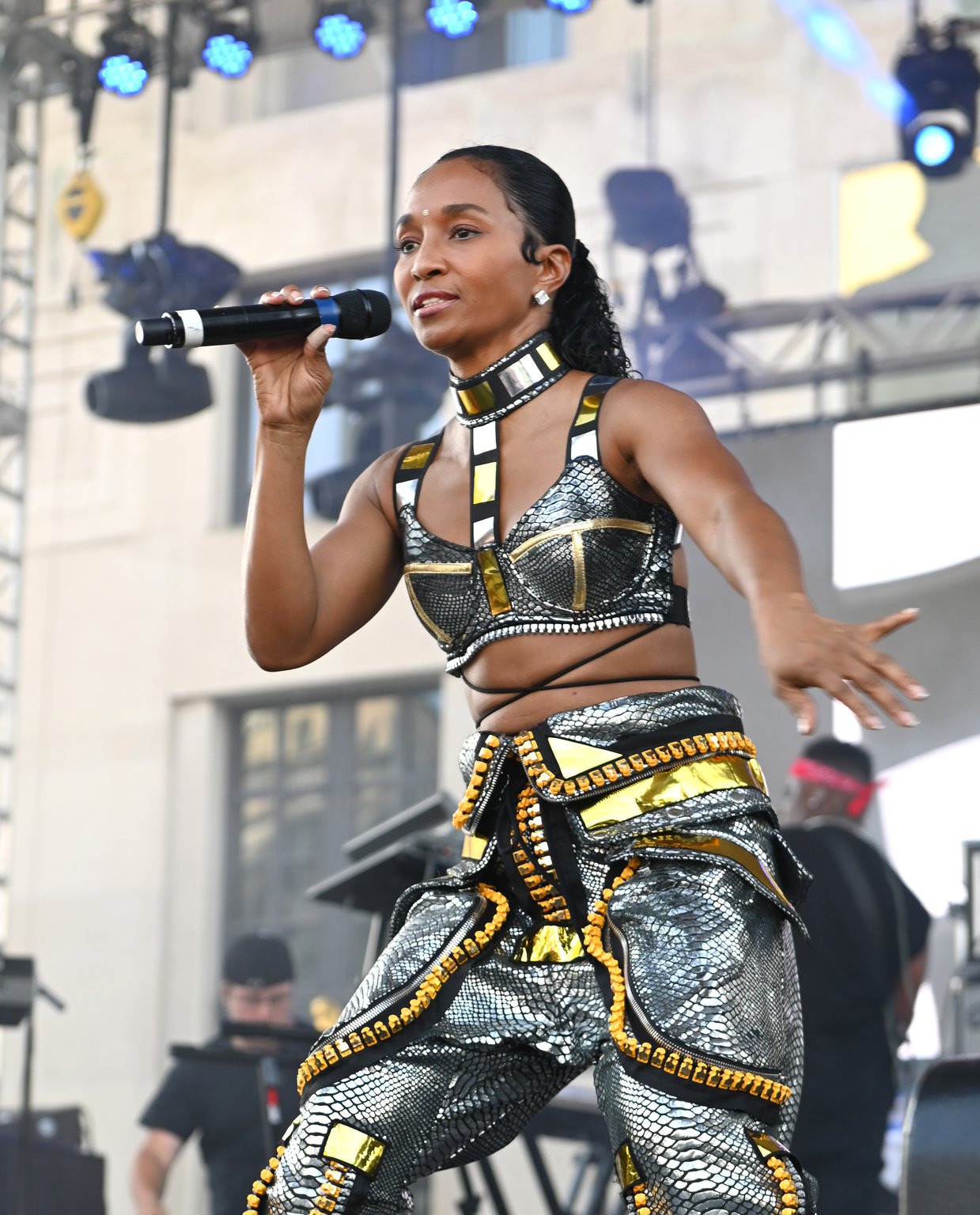 TLC's Chilli performs on the Equality Stage during Nashville Pride 2019 presented by Nissan on June 23, 2019 in Nashville.(Photo by Jason Kempin/Getty Images)