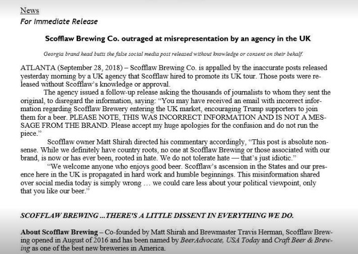 Letter from Scofflaw
