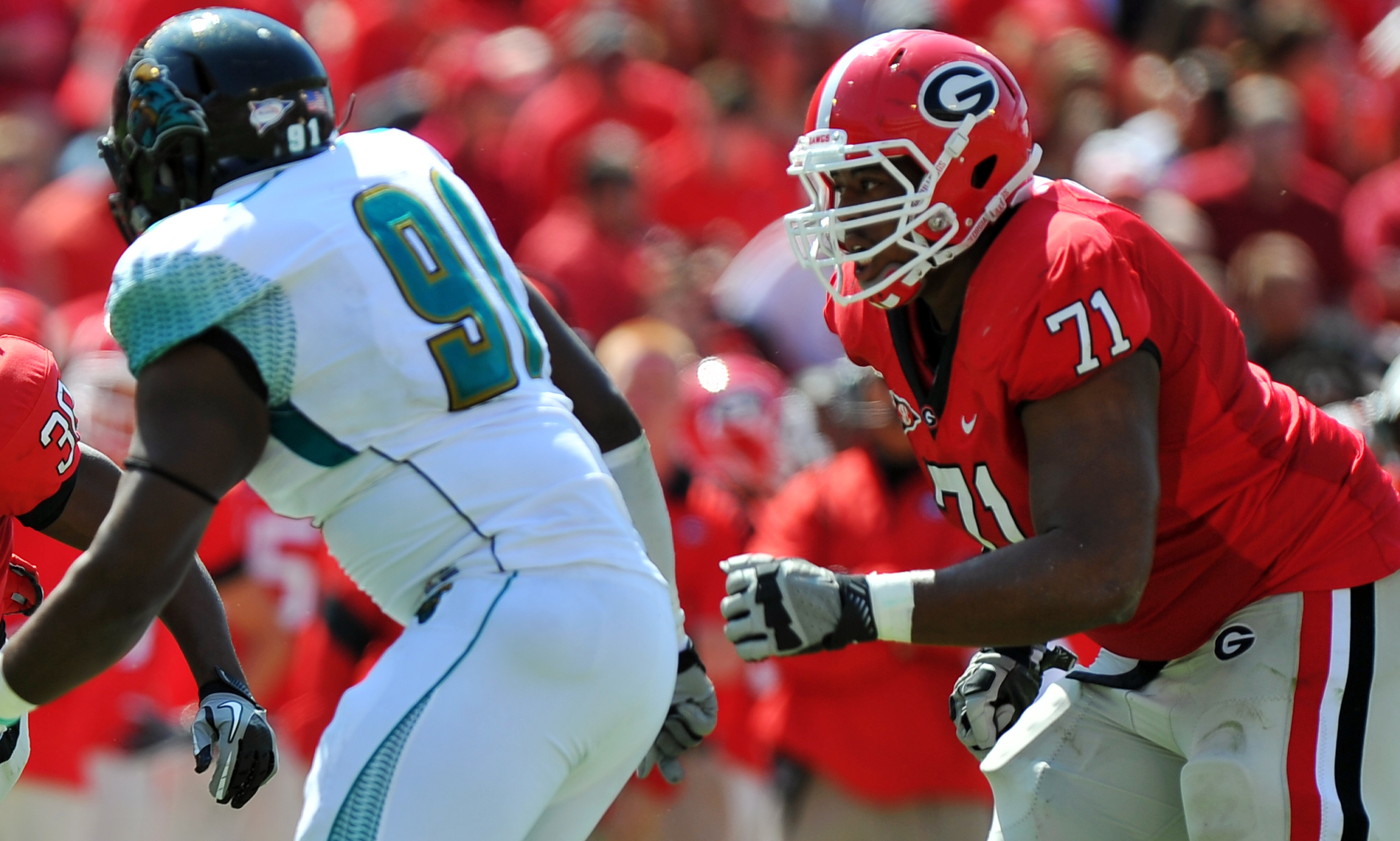 Former Georgia offensive lineman Cordy Glenn to go to Buffalo