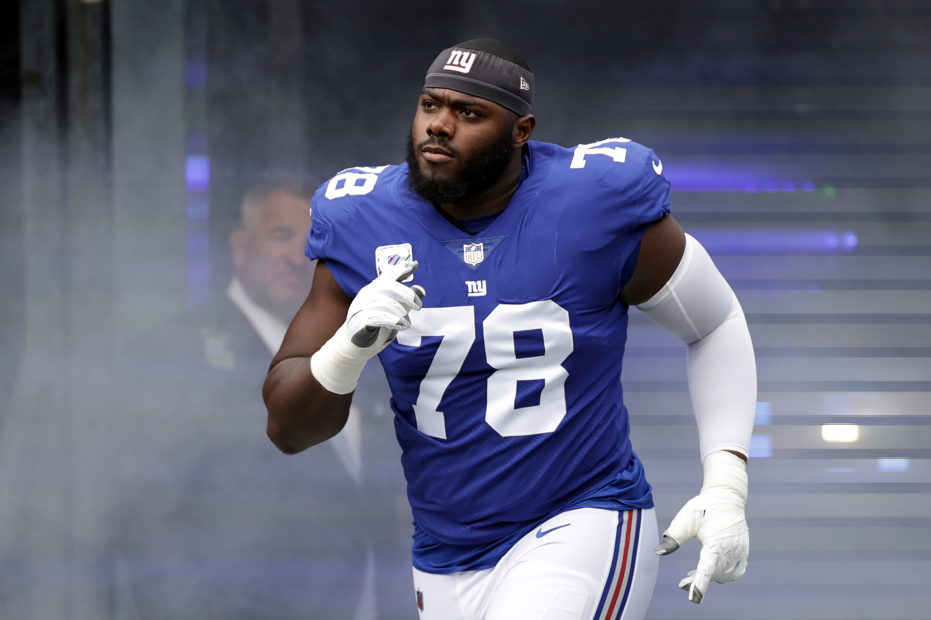 Kirby Smart explains why New York Giants' Andrew Thomas was first OT drafted