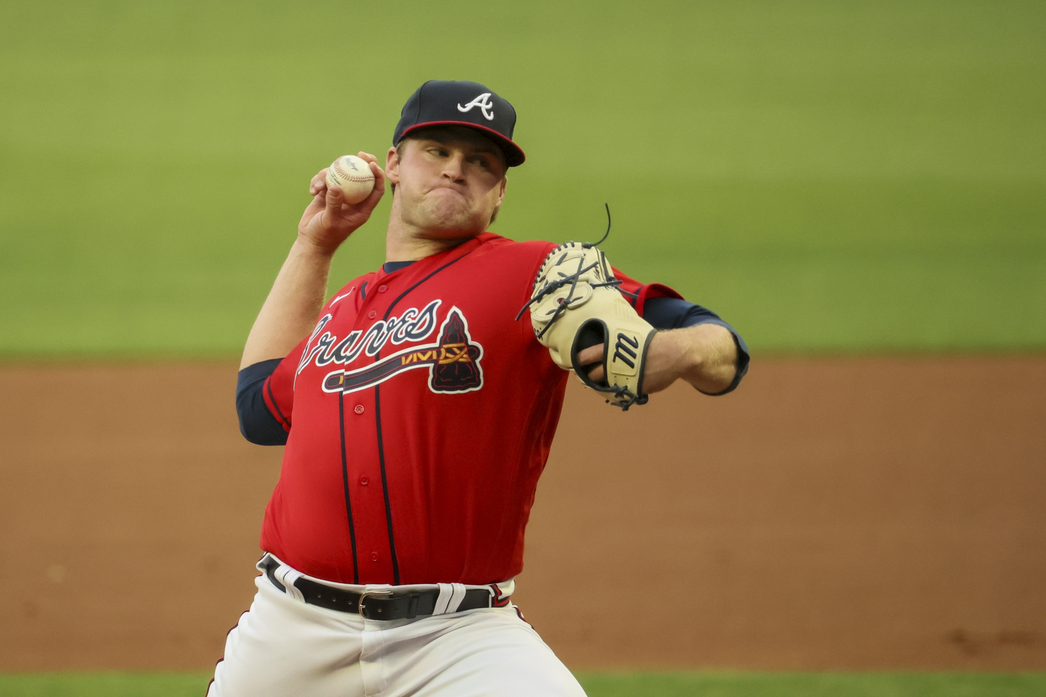 Atlanta Braves Player Hit in Face By 90 MPH Pitch