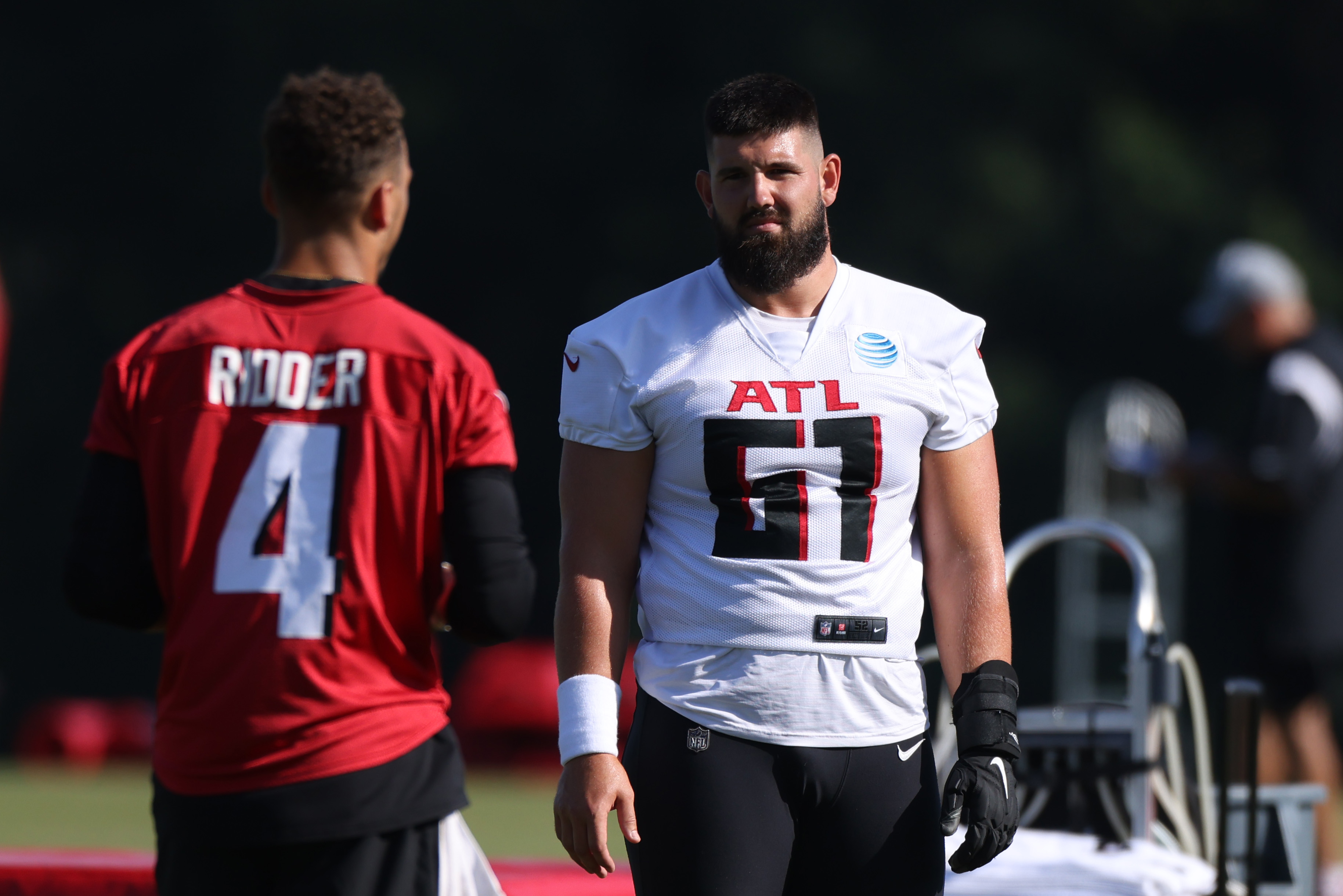 Falcons lose another left guard with Hennessy placed on IR - The San Diego  Union-Tribune