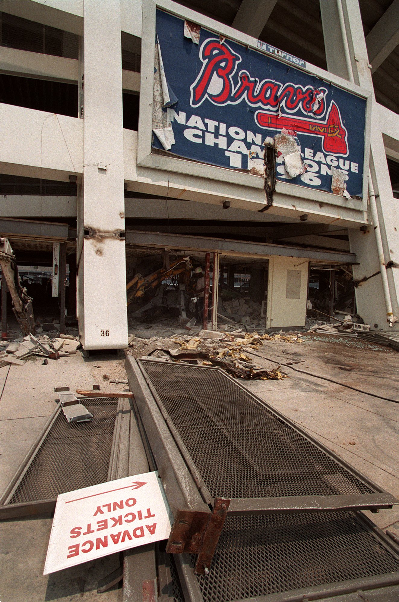 Photos: Atlanta-Fulton County Stadium demolition