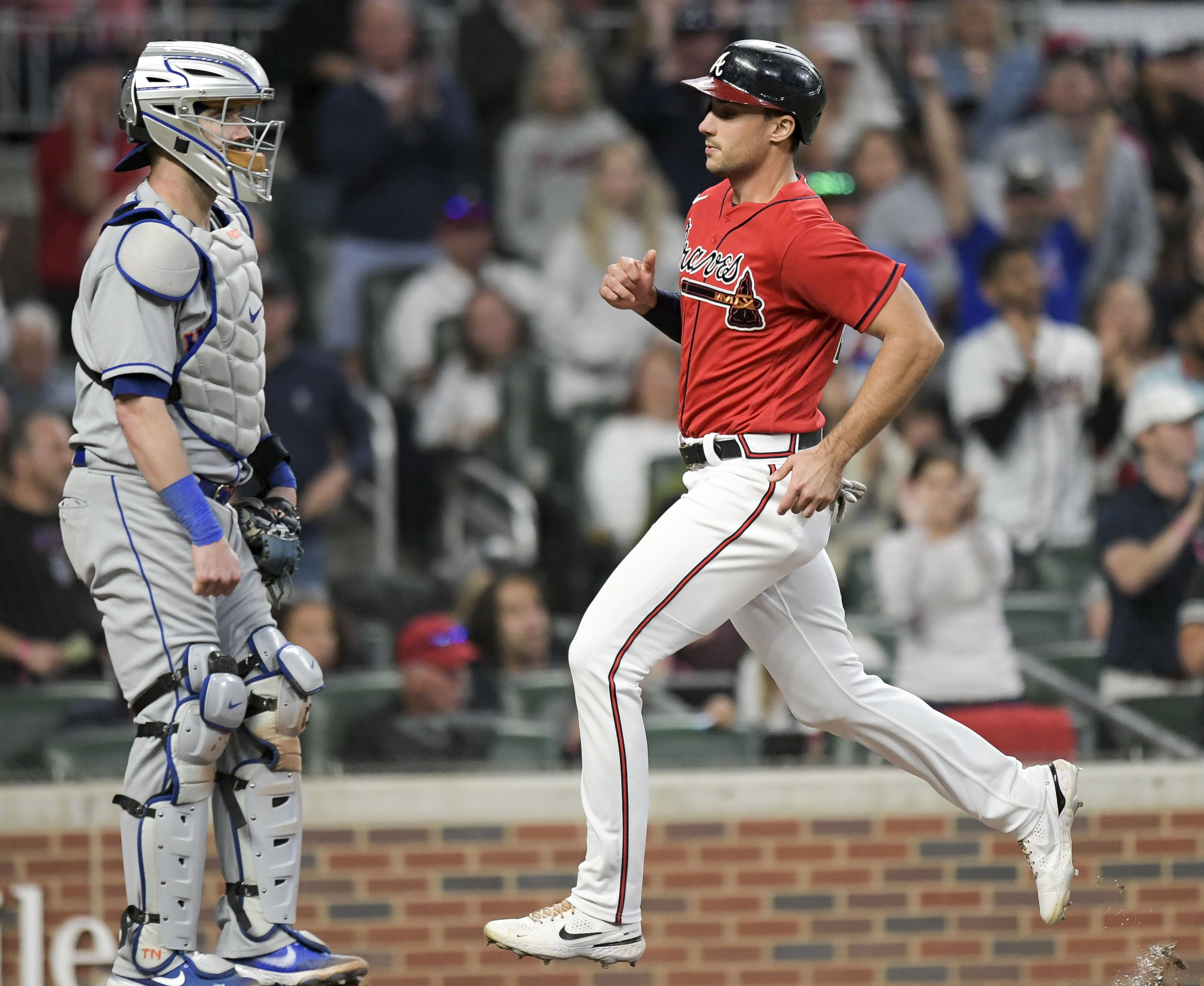 Last night game at Turner Field, Braves took this one 5-3 o…