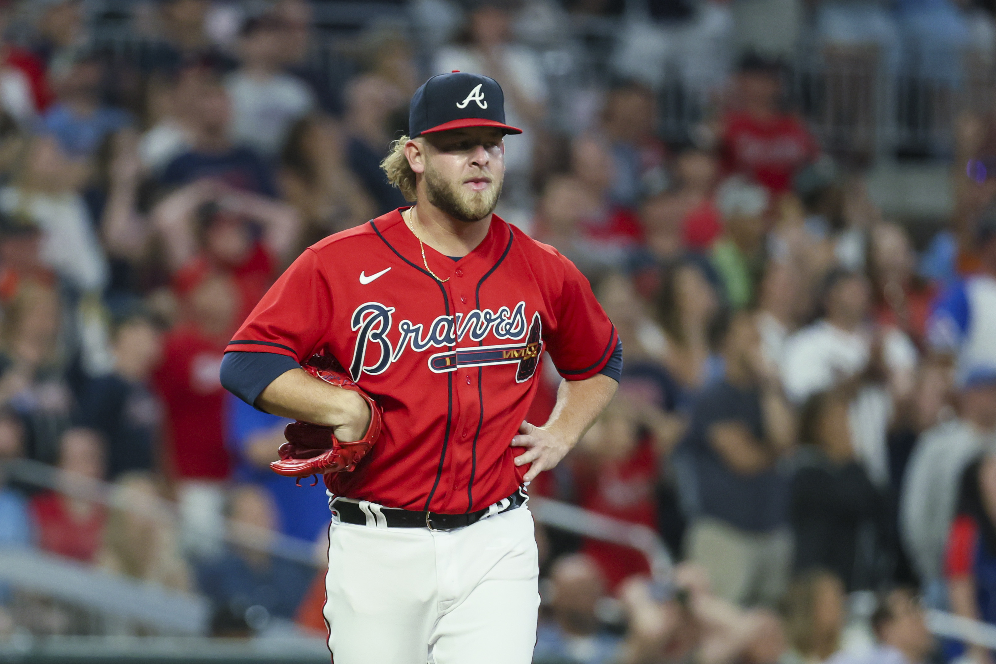 Braves' terrific bullpen has off night in loss to Astros