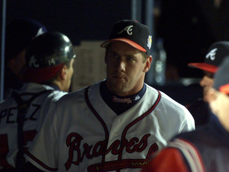 John Rocker Game-Worn World Series Braves Jersey