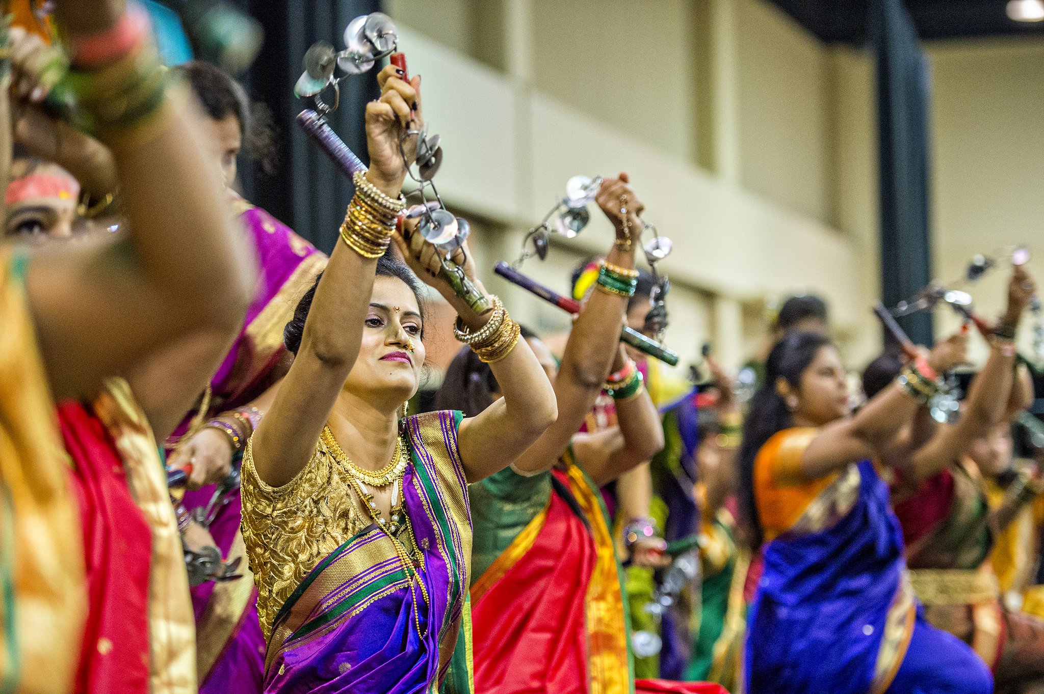 Gwinnett County’s deep diversity is evident in its festivals. Here, Pratima Ulagadde (left) performs during the Festival of India on August 22, 2015, at the Gwinnett Center in Duluth.