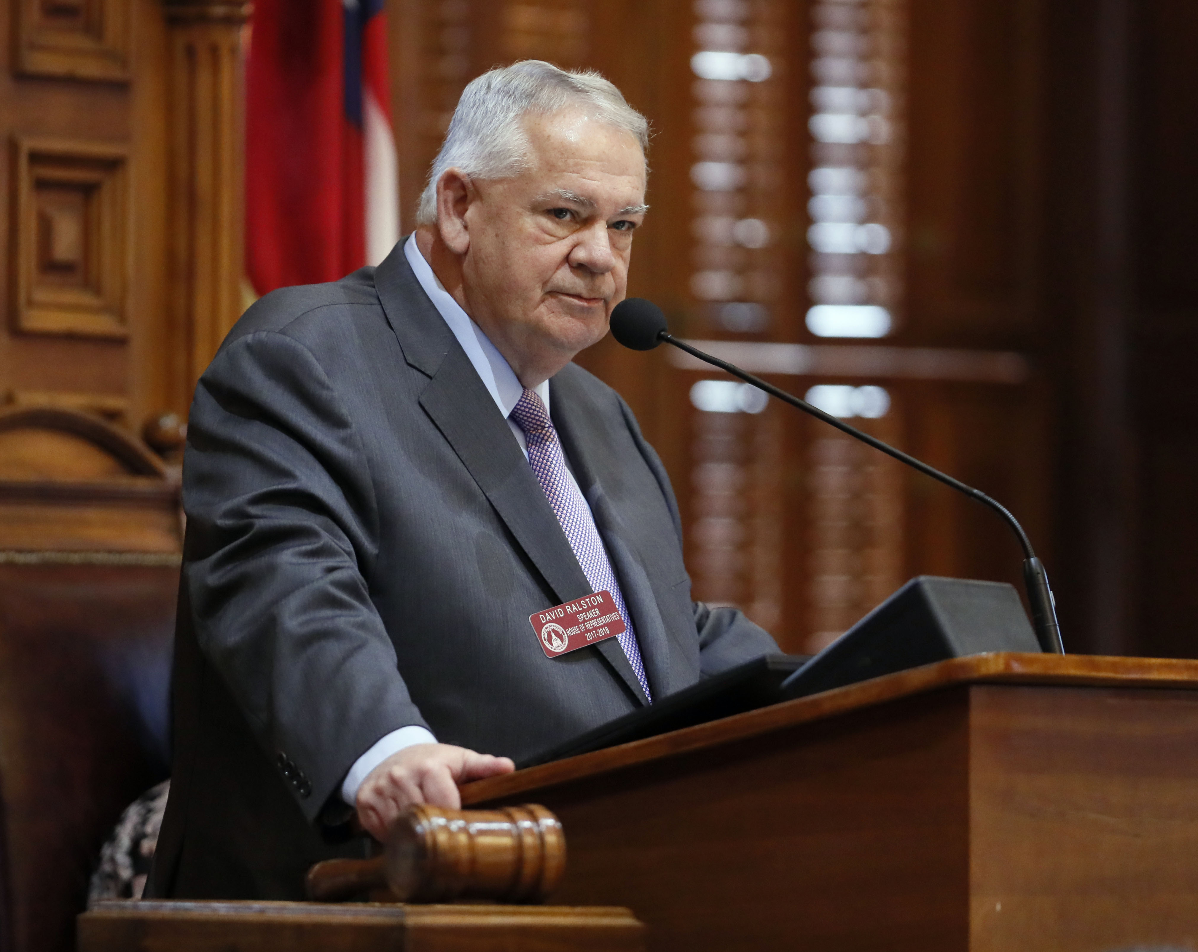 House Speaker David Ralston was one of several House members to speak out after a prominent sheriff compared the governor to the devil. BOB ANDRES /BANDRES@AJC.COM