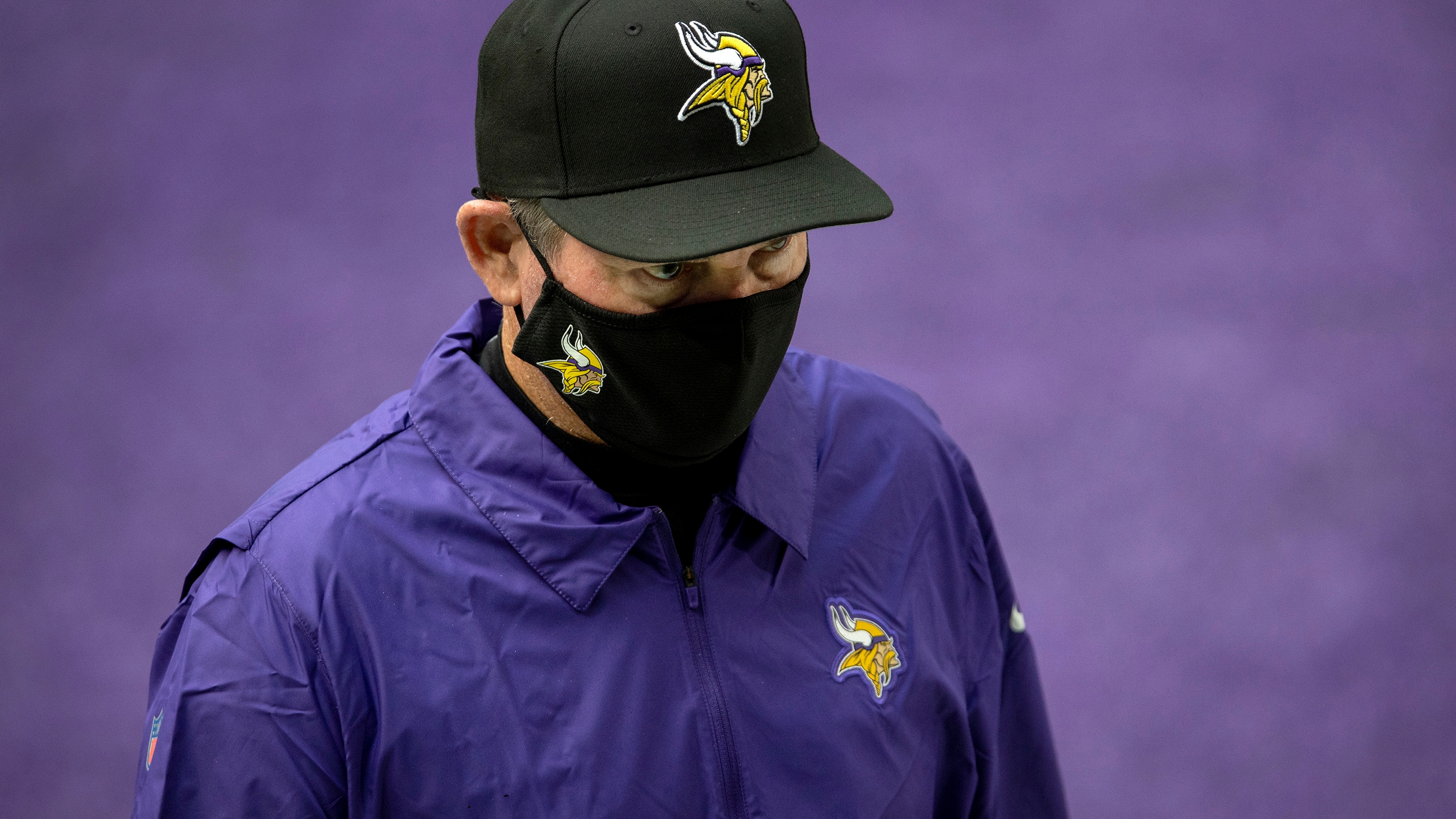 Vikings head coach Mike Zimmer could be coaching his final game