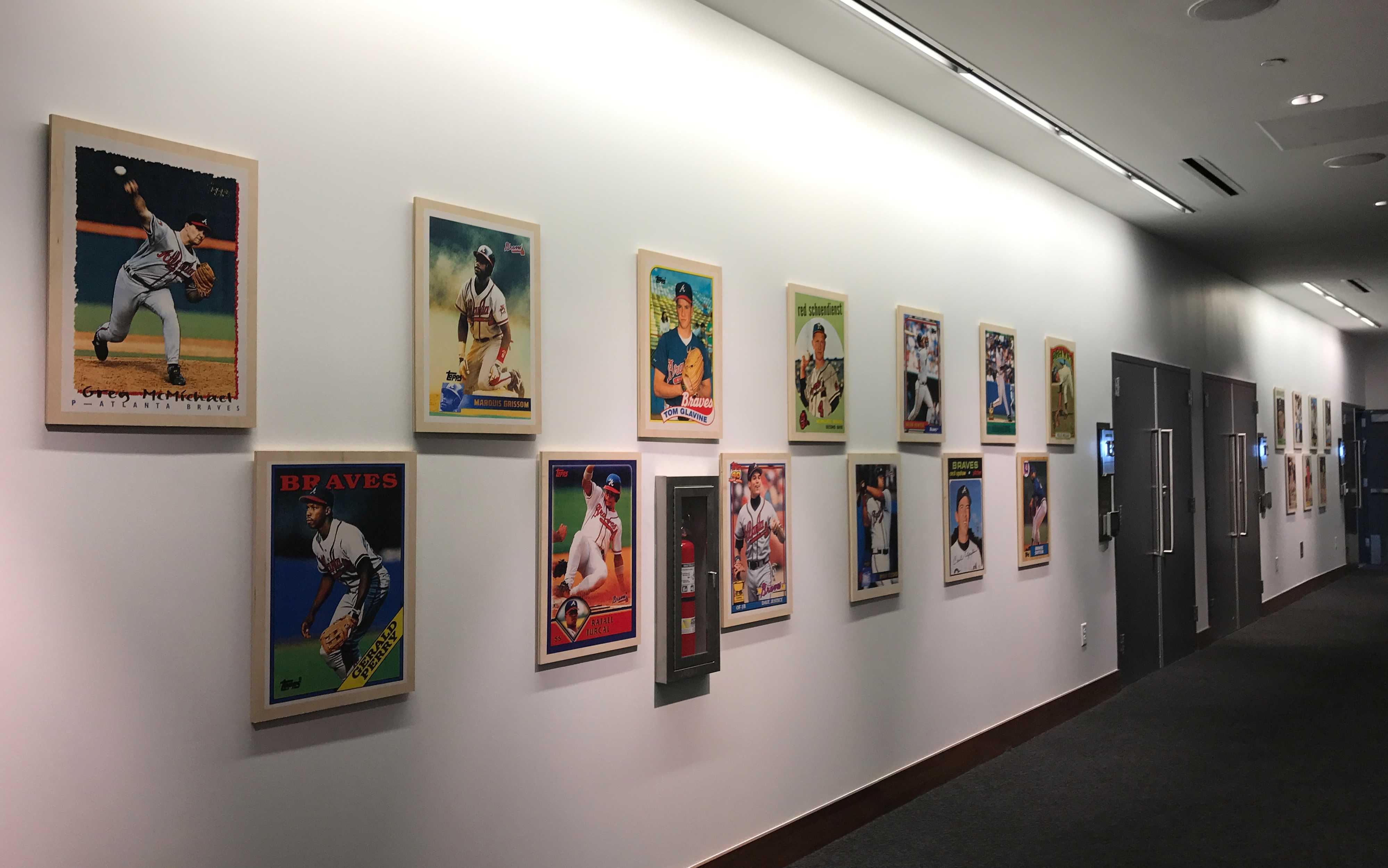 Truist Park Print, Artist Drawn Baseball Stadium, Atlanta Braves Baseball –  fine-art-print – 10-x-10