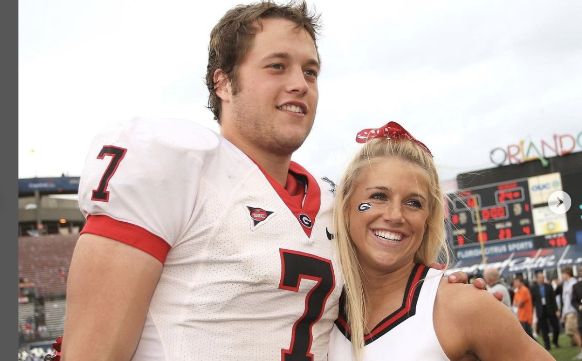 Kelly Stafford: Hilarious tale of Matthew Stafford diaper fumble in Athens,  Georgia football building tour