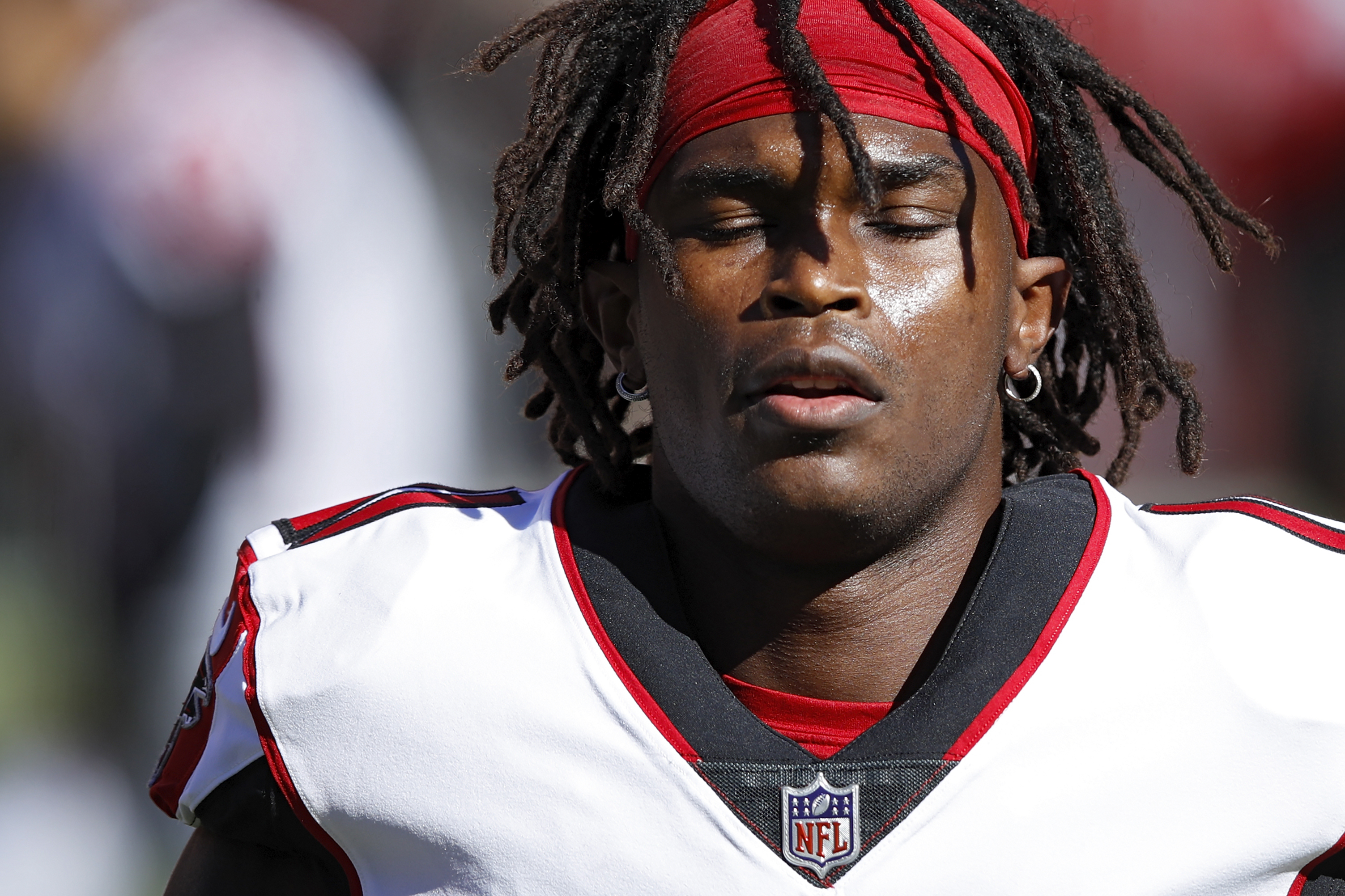 Julio Jones celebrates TD with Braves 'Mix it up'