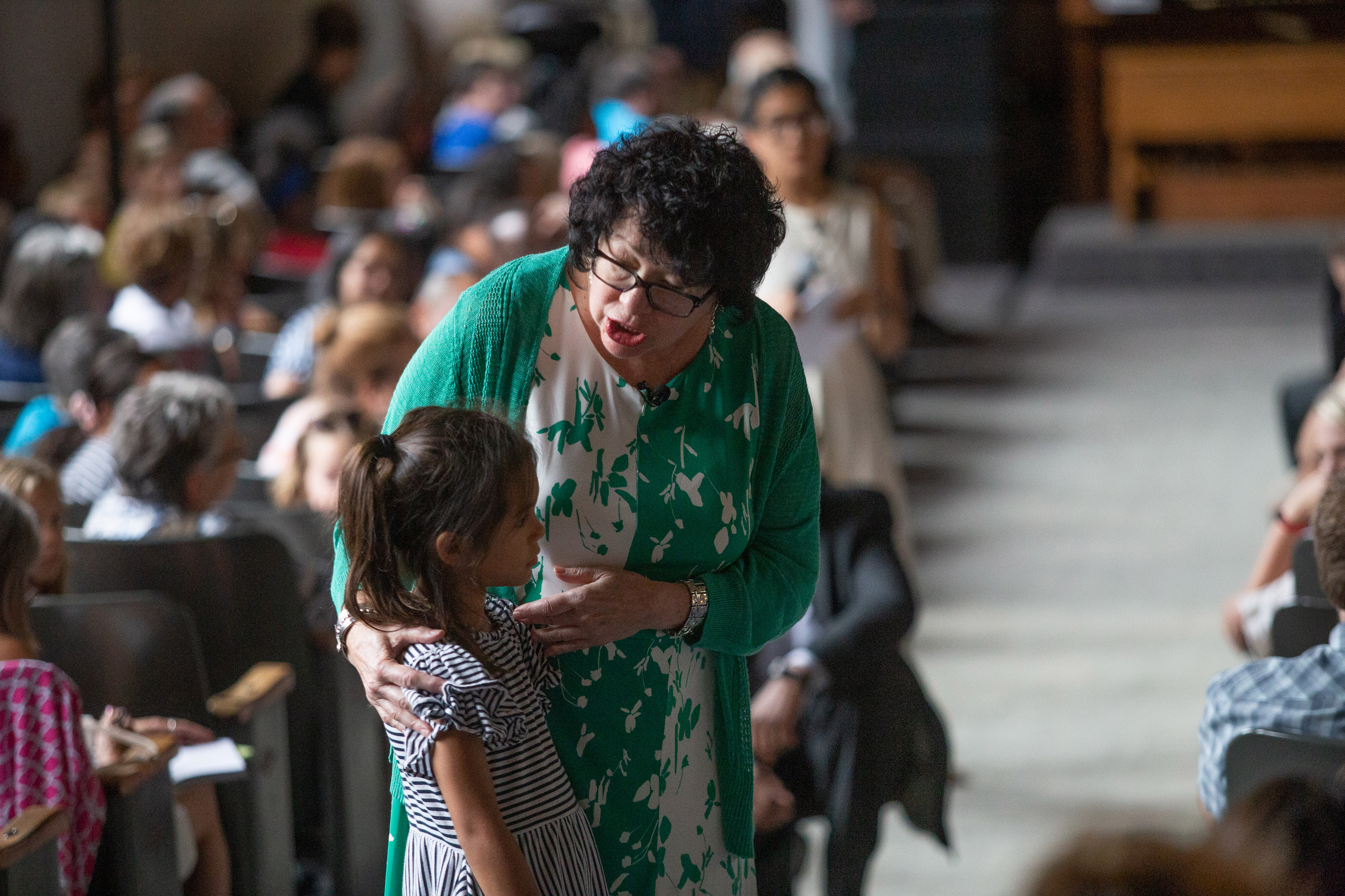 U.S. Supreme Court Justice Sonia Sotomayor answers questions from the audience during a discussion about her new children's book, “Just Ask! Be Different, Be Brave, Be You," on the Agnes Scott College campus during the AJC Decatur Book Festival on Sunday, September 1, 2019. (Photo: STEVE SCHAEFER / SPECIAL TO THE AJC)