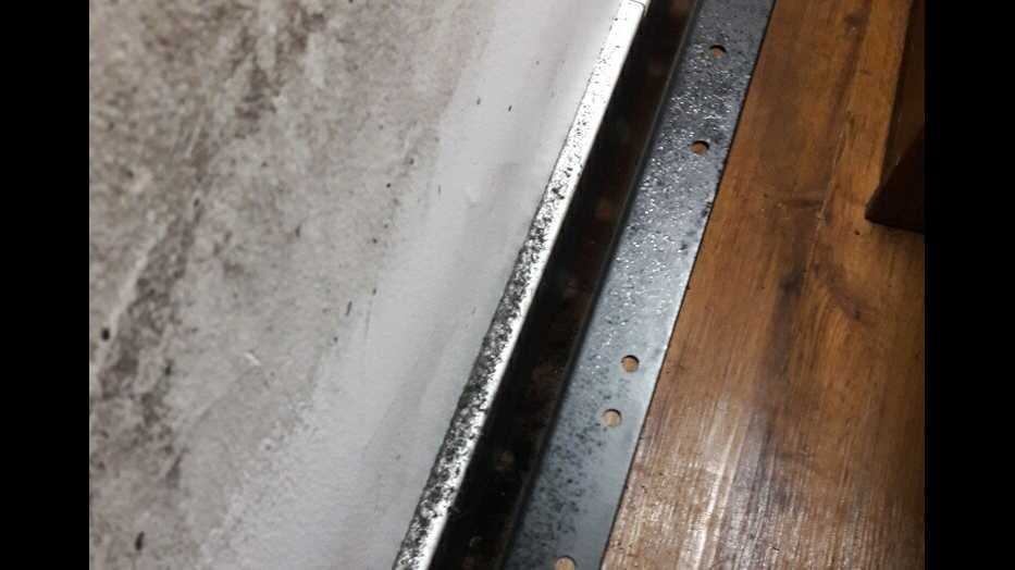 A Georgia Tech student took this picture of what he said was mold in his dorm. The student, who asked not to be identified, said the school placed him in another for a few days to fix the problem.