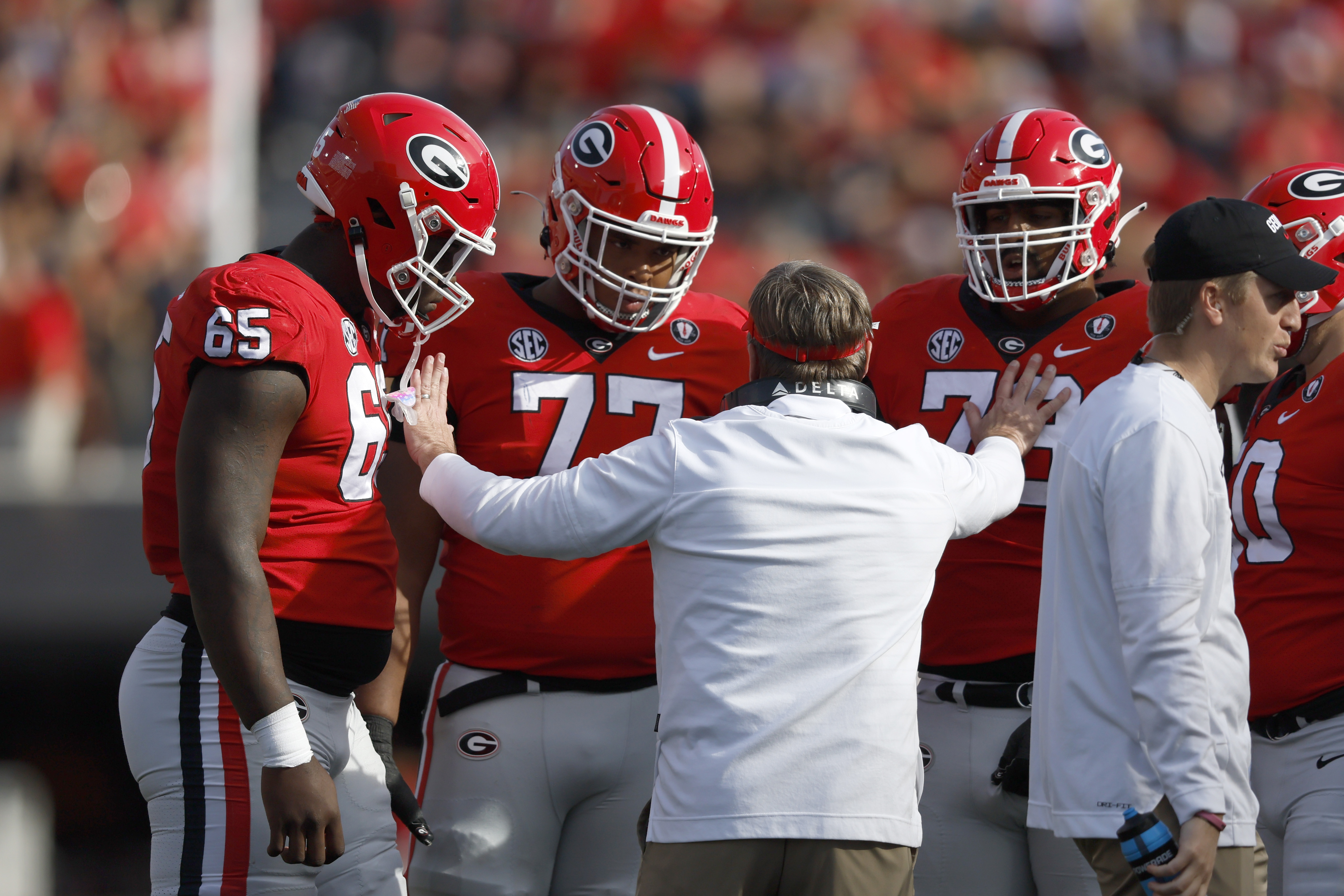 Georgia football's Kirby Smart on spring practice, national title