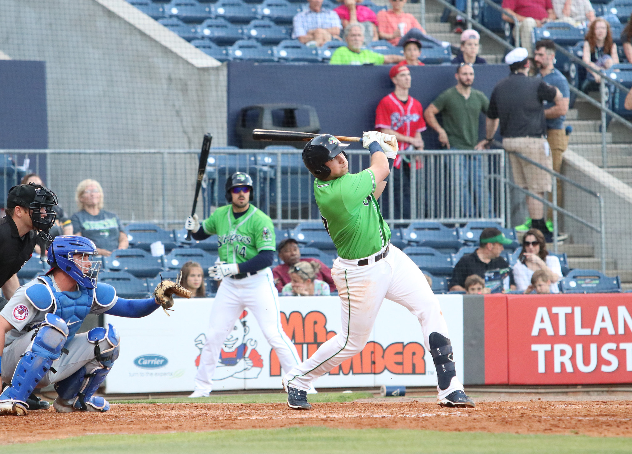 We got a sample of our Bobby Cox Hall - Gwinnett Stripers