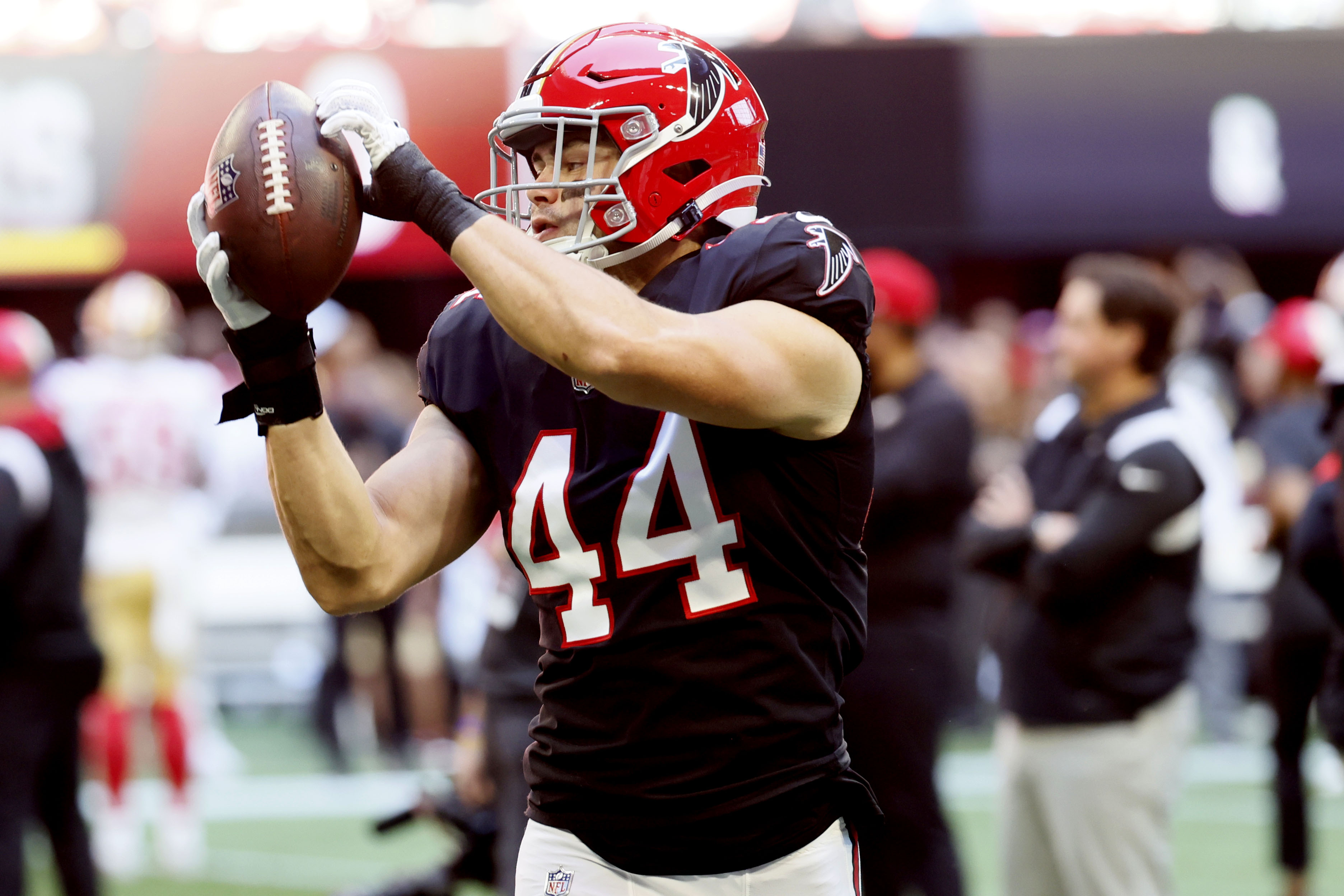 Troy Andersen delivers for Falcons in first NFL start