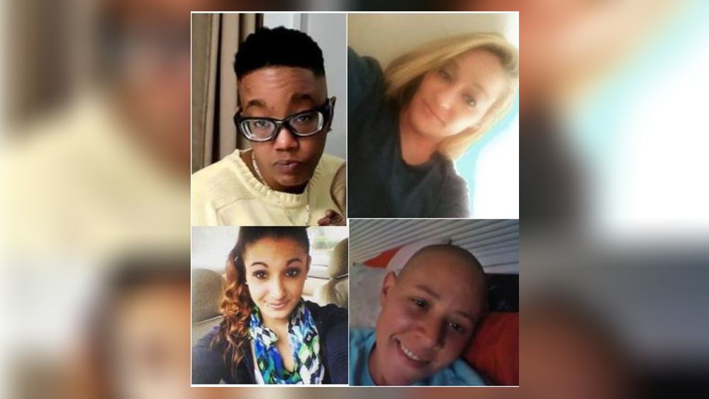 Normisha Monroe (clockwise from left), Alishia Carroll, Rose Patrick and Ashleigh Paris were among seven people killed when a van crashed in Gwinnett County. The other victims were identified as 44-year-old Kristie Whitfield, 53-year-old Tina Rice and 48-year-old Heidi Lesley, who died two weeks after the crash.