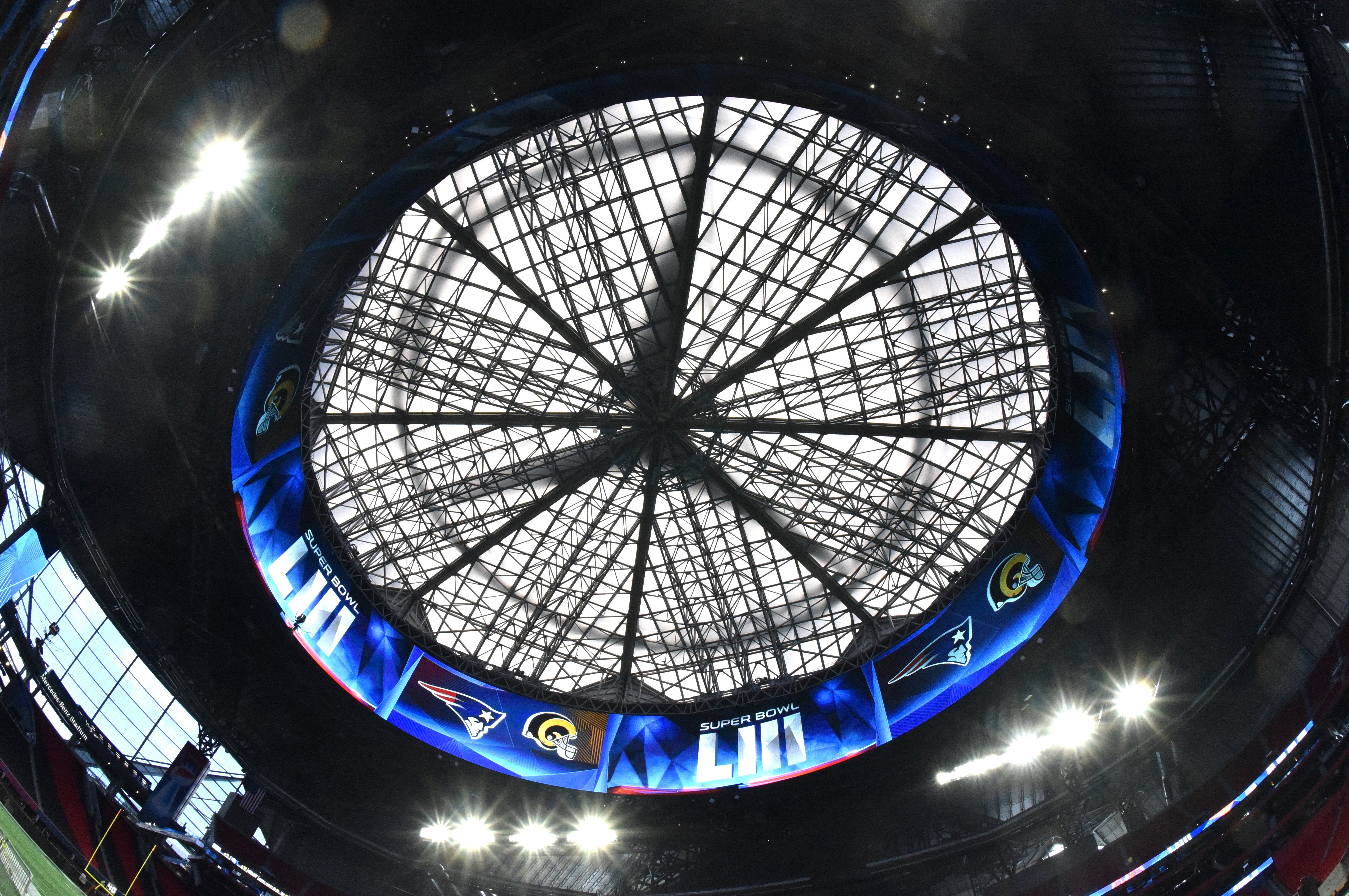 Mercedes-Benz Stadium Is Ready For Its Super Bowl Closeup