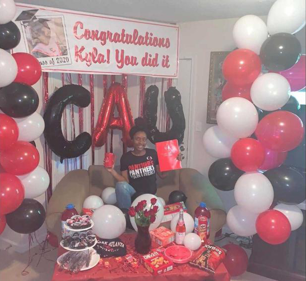 Kyla Jordan graduated this spring from Stockbridge High School and plans to attend Clark Atlanta University this fall. Jordan, 18, visited the university before the coronavirus pandemic and said she fell in love with the campus.