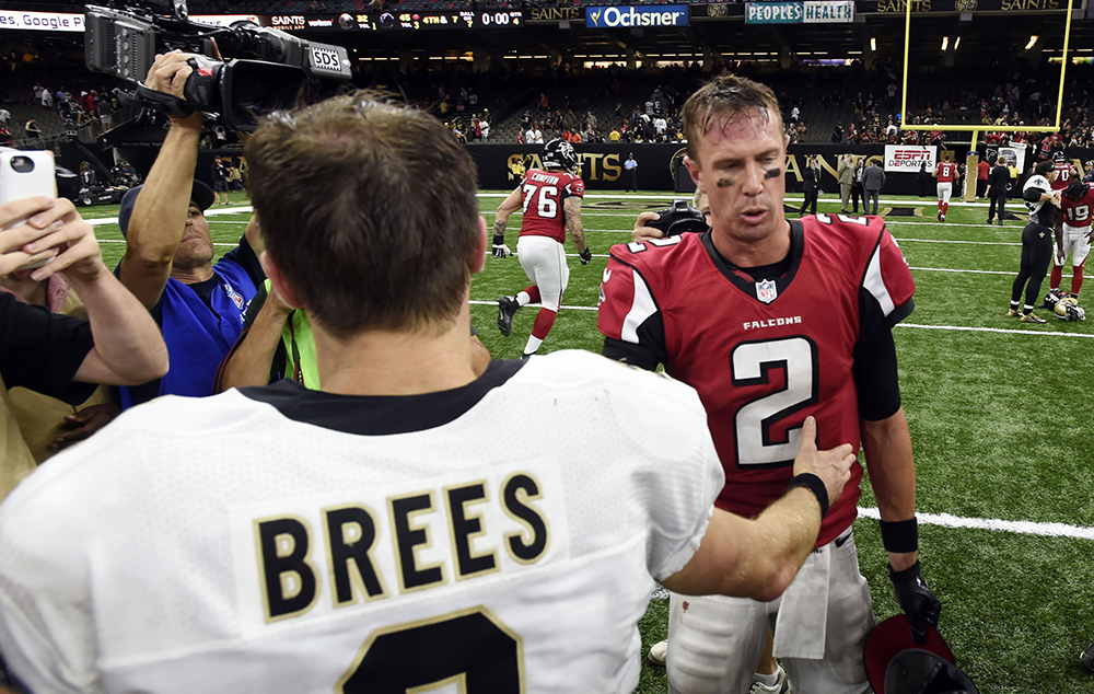 Saints at Falcons prediction: How to watch, live stream Drew Brees vs. Matt  Ryan in Thanksgiving showdown 