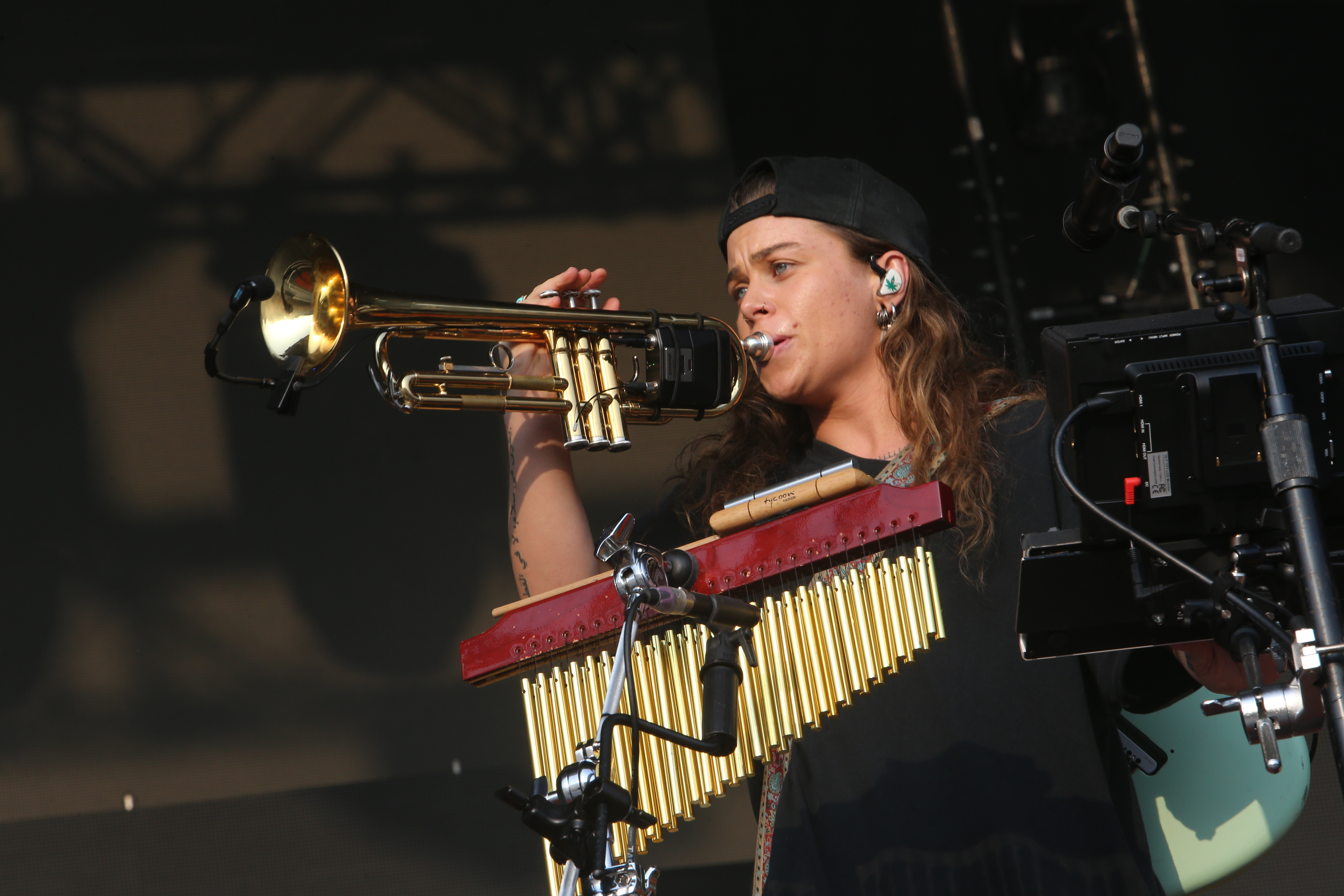 09/14/2019 -- Atlanta, Georgia - Tash Sultana performs at Music Midtown in Peidmont Park, Saturday, September 14, 2019. (Tyson Horne/Tyson.Hore@ajc.com)