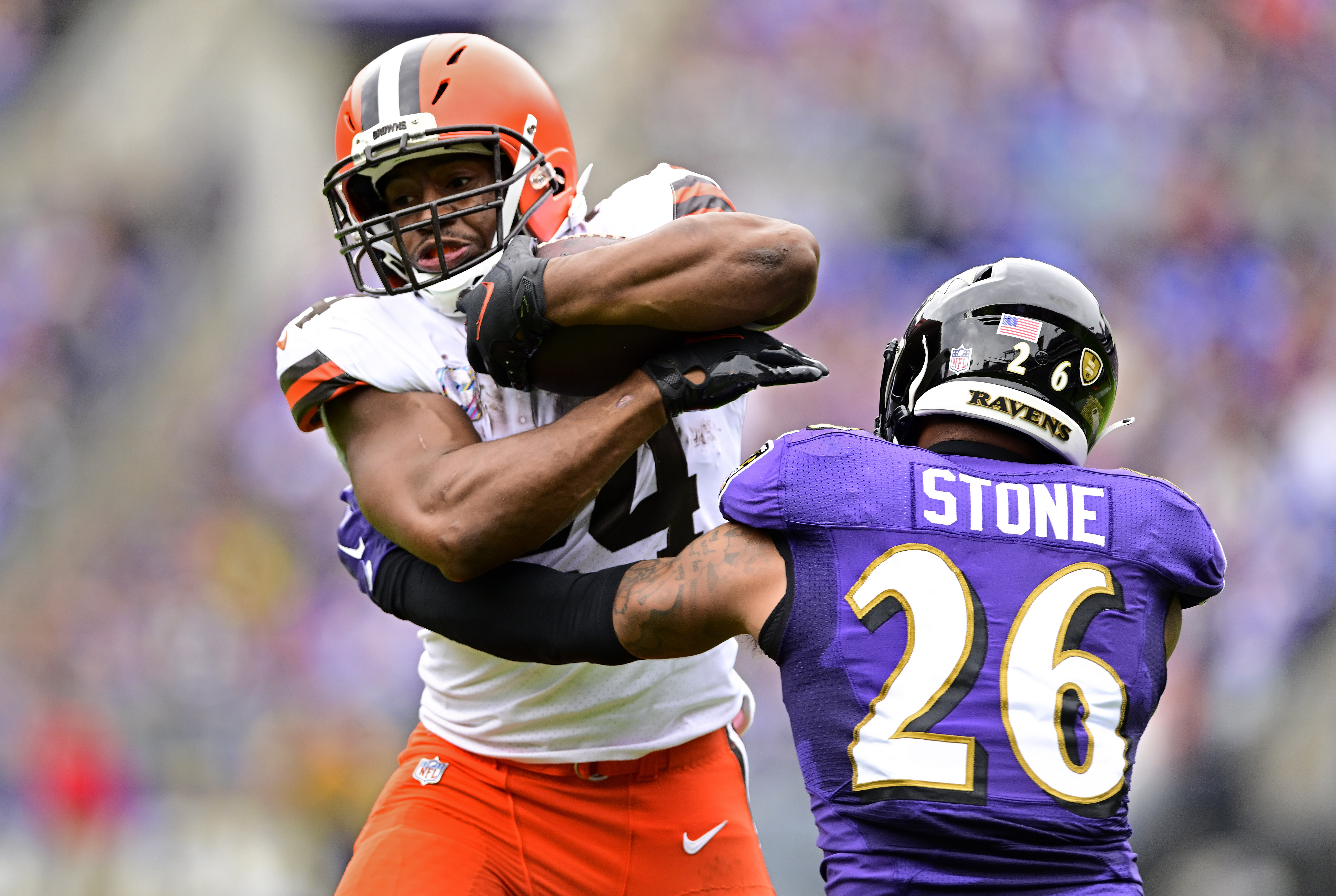 Big Browns 'bounce back' week done in Nick Chubb's honor