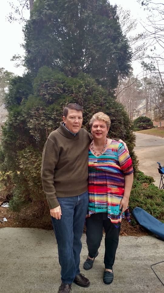 Henry County teacher LuAnn Burns with her husband of 34 years, Russ.