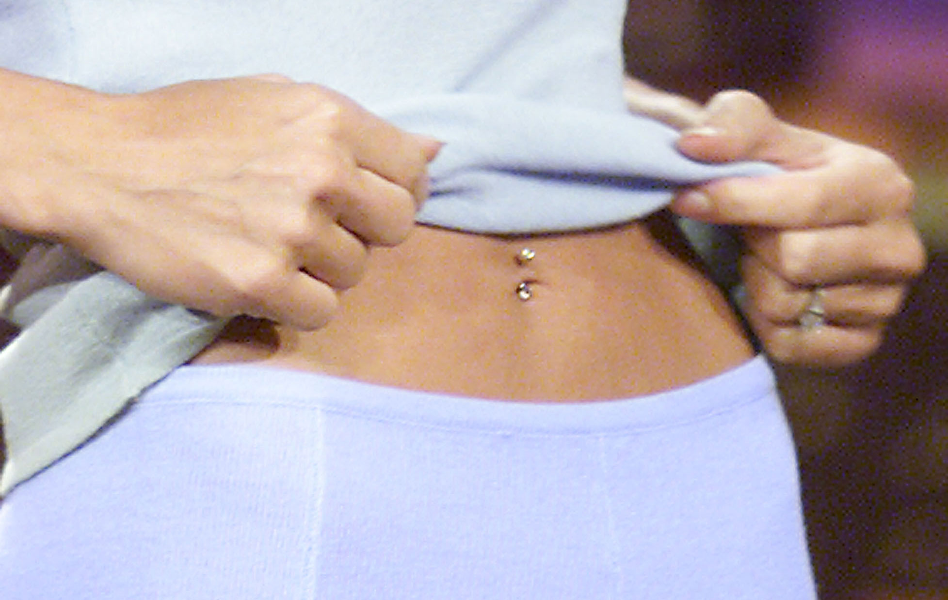 People are taking the Belly Button Challenge to see if they...