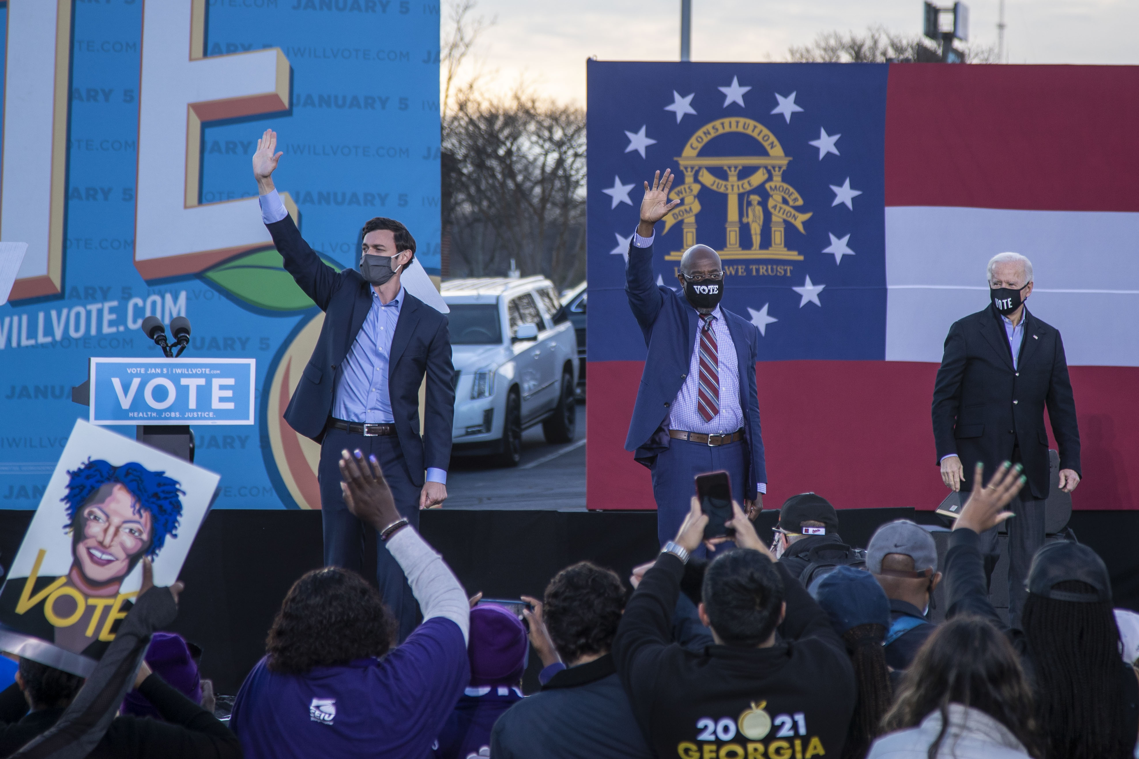 The Jolt Raphael Warnock Exults Jon Ossoff Claims Victory And Republicans Wonder What Happened