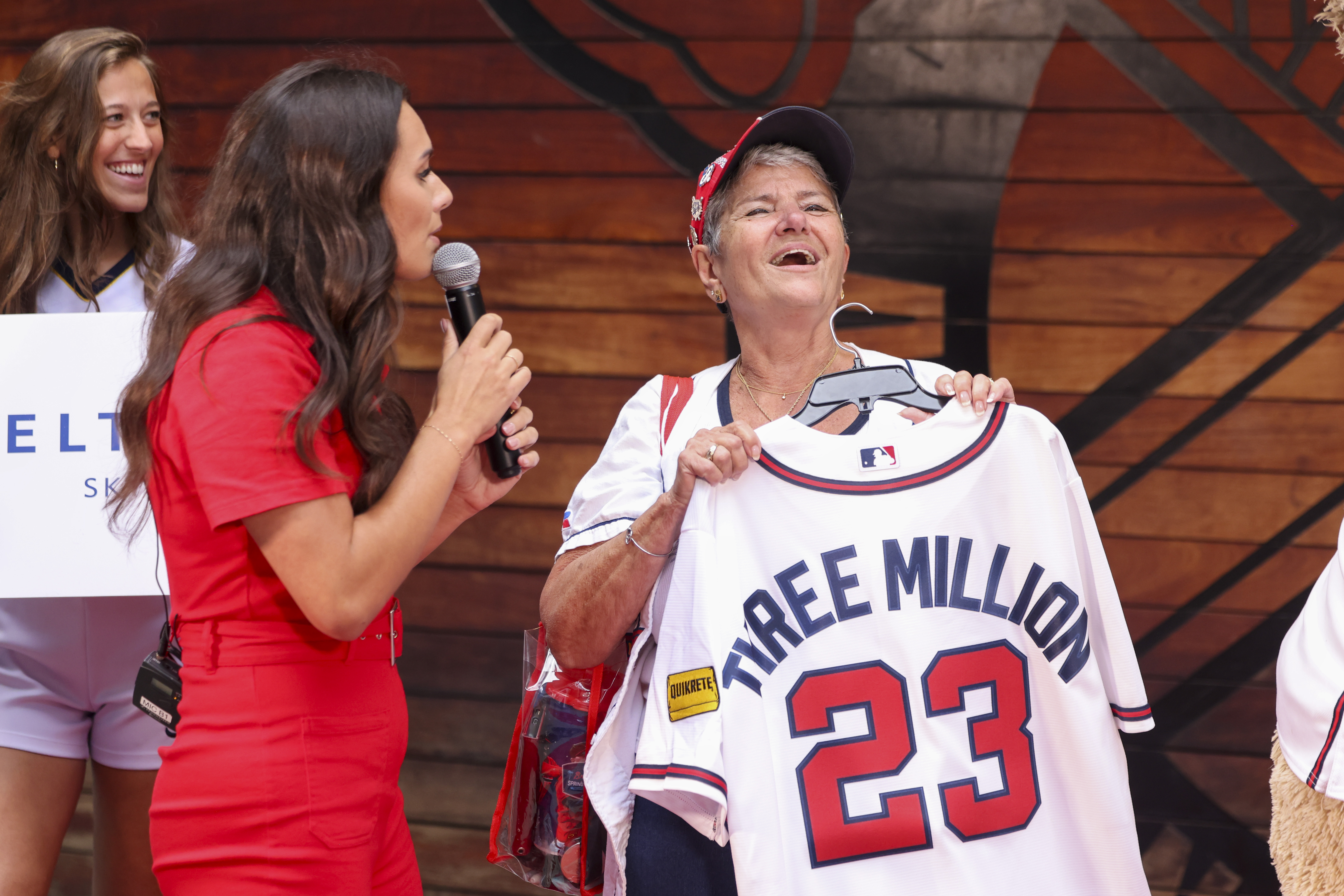 Woman crowned Braves' 3 millionth fan