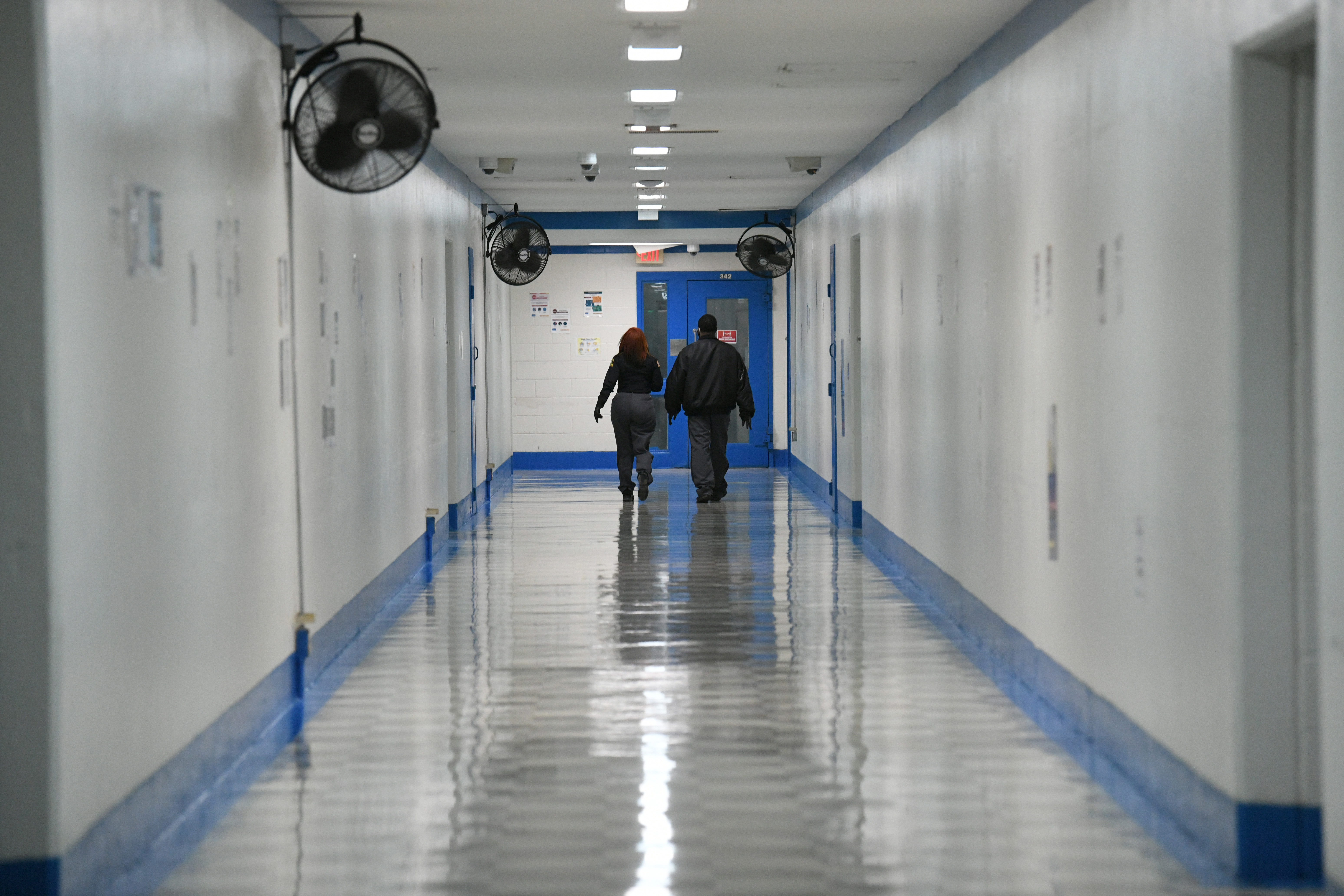 September 8, 2021 Ocilla - The Biden administration announced this year that Irwin County Detention Center would stop holding federal immigration detainees. The jail was mostly empty during a visit this month. (Hyosub Shin / Hyosub.Shin@ajc.com)