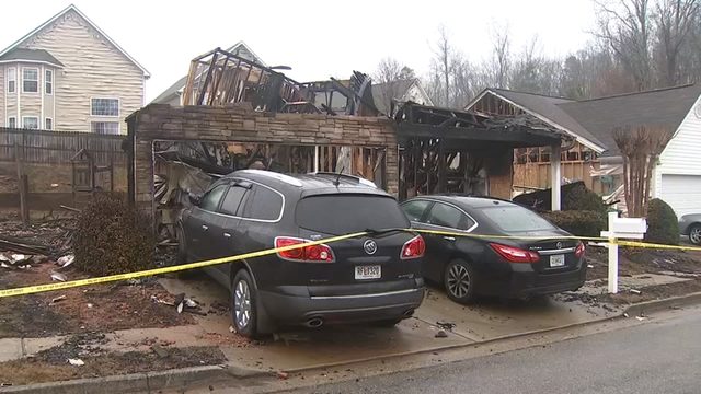 Four homes were destroyed and 16 others were damaged in a fire in Paulding County. (Credit: Channel 2 Action News)