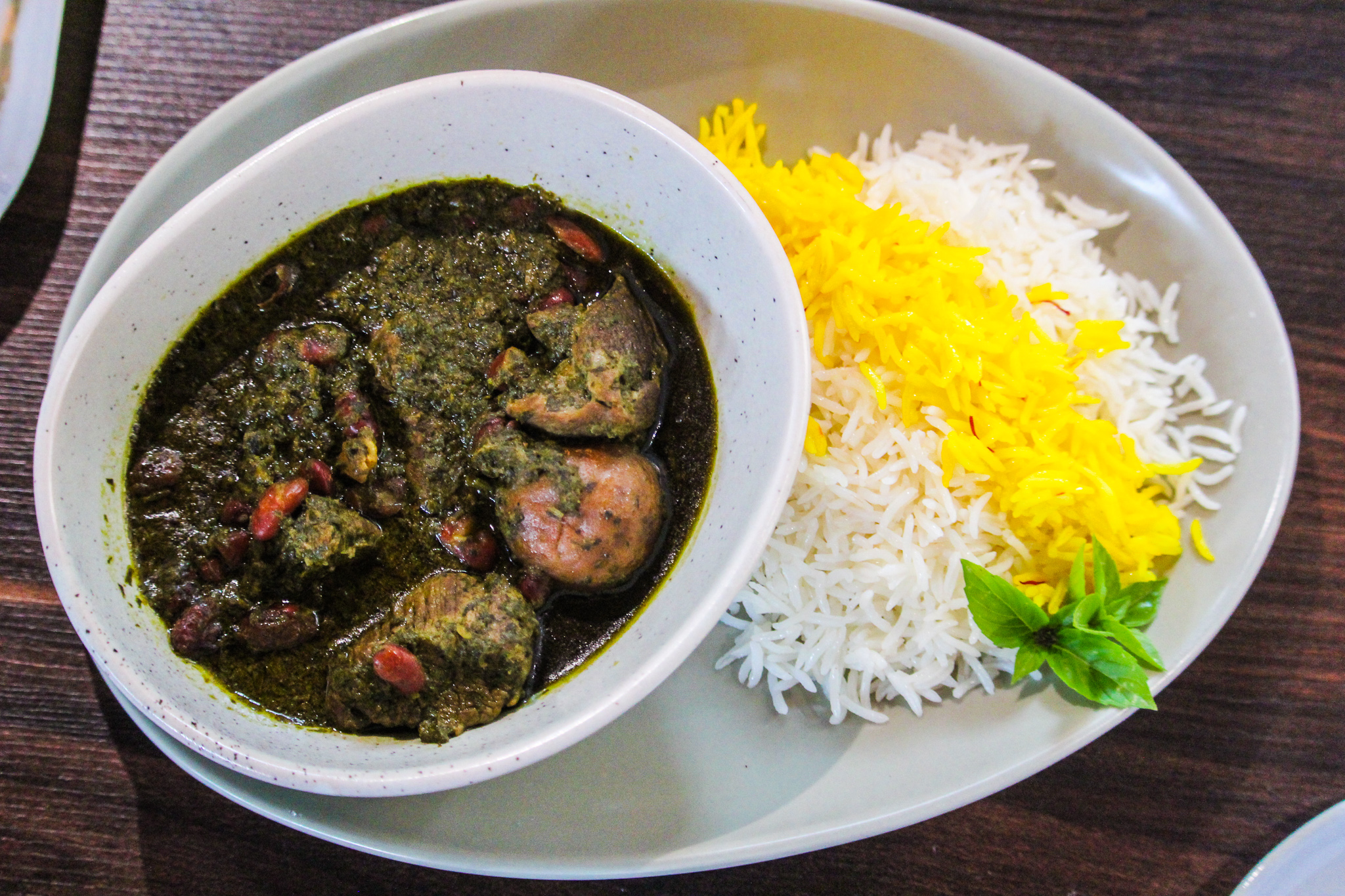 Best Atlanta Dishes Ghormeh Sabzi From Persian Basket Kitchen Bar