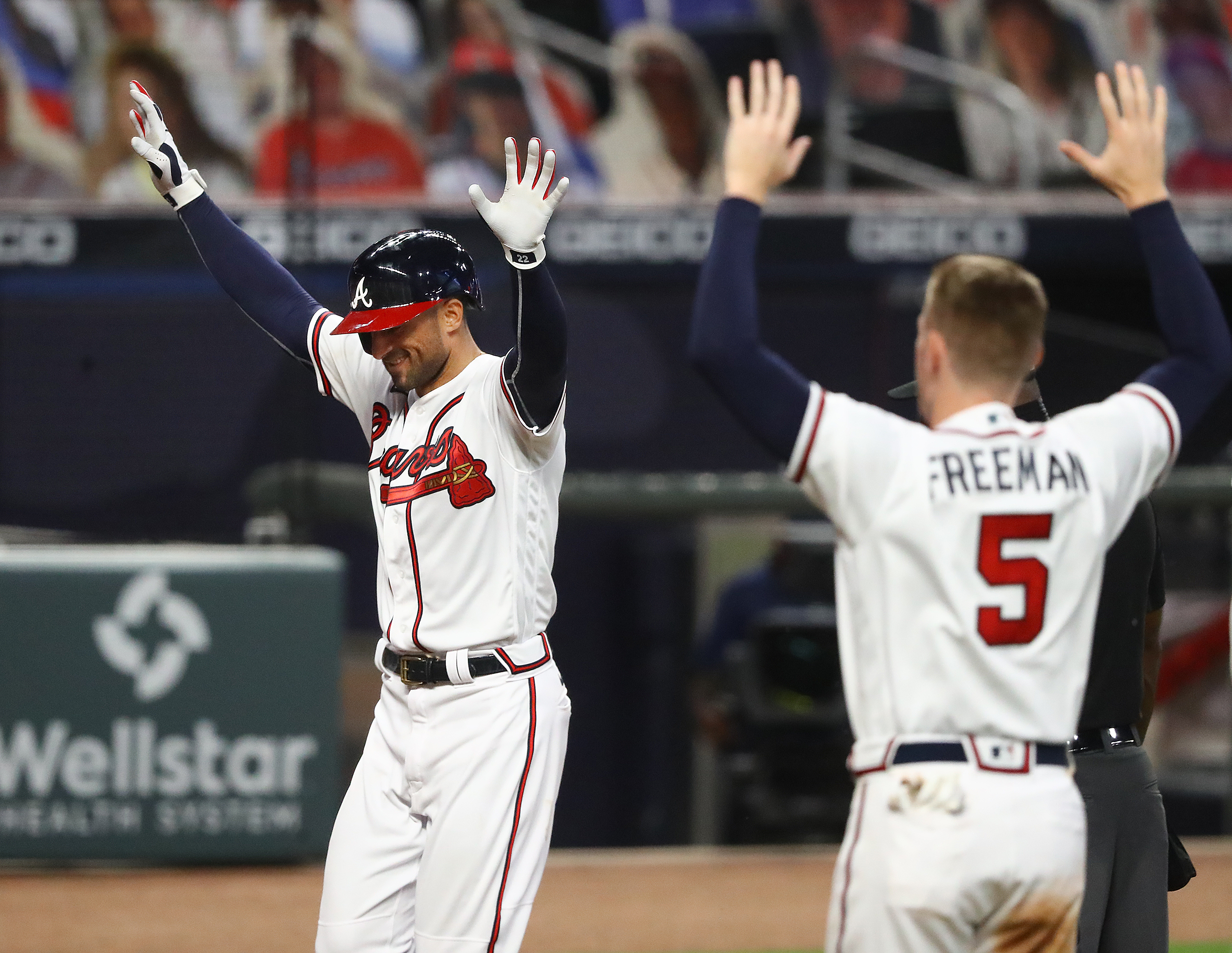 Atlanta Braves Freddie Freeman Nick Markakis slumping in August