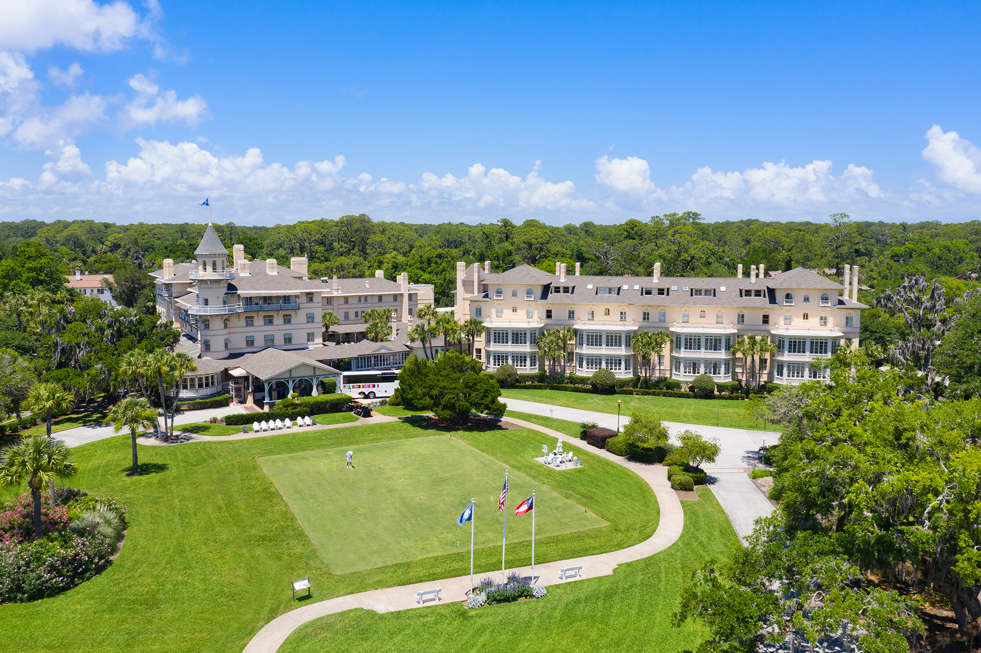 The majestic Jekyll Island Club Resort looks much as it did in the day of the “Millionaire’s Club.”
Courtesy of Jekyll Island Club Resort.