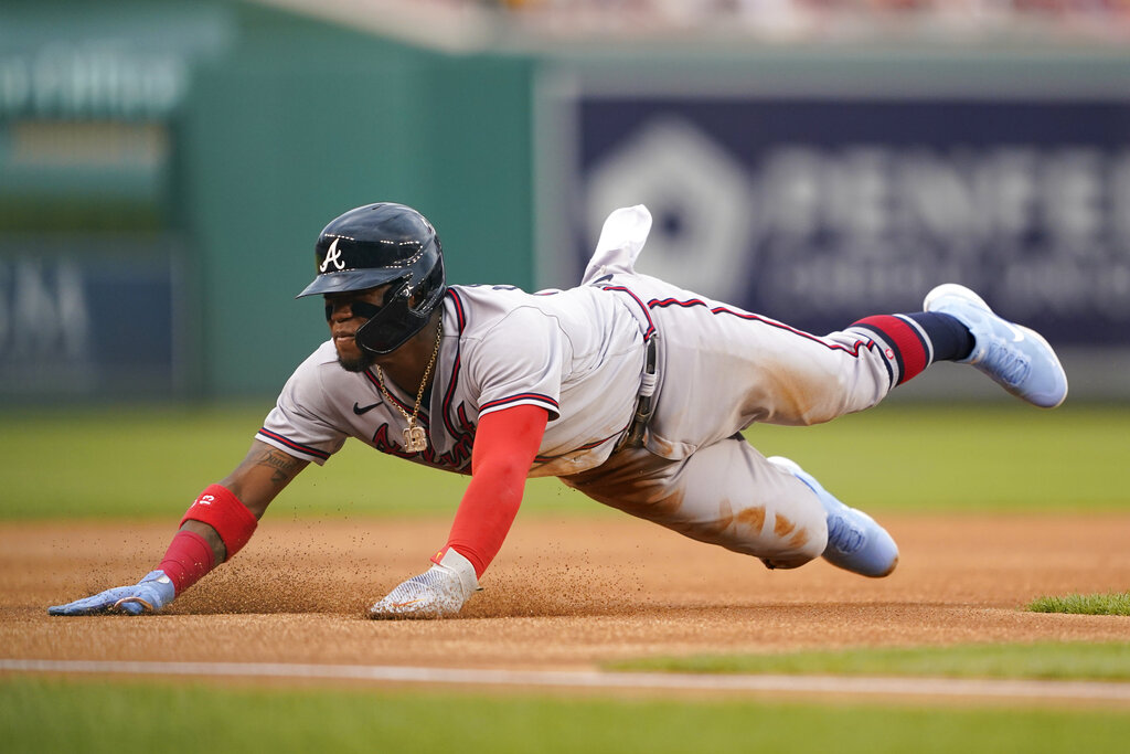 Ronald Acuña Jr injury: Braves outfielder back in right field for first  time in 12 games - Battery Power