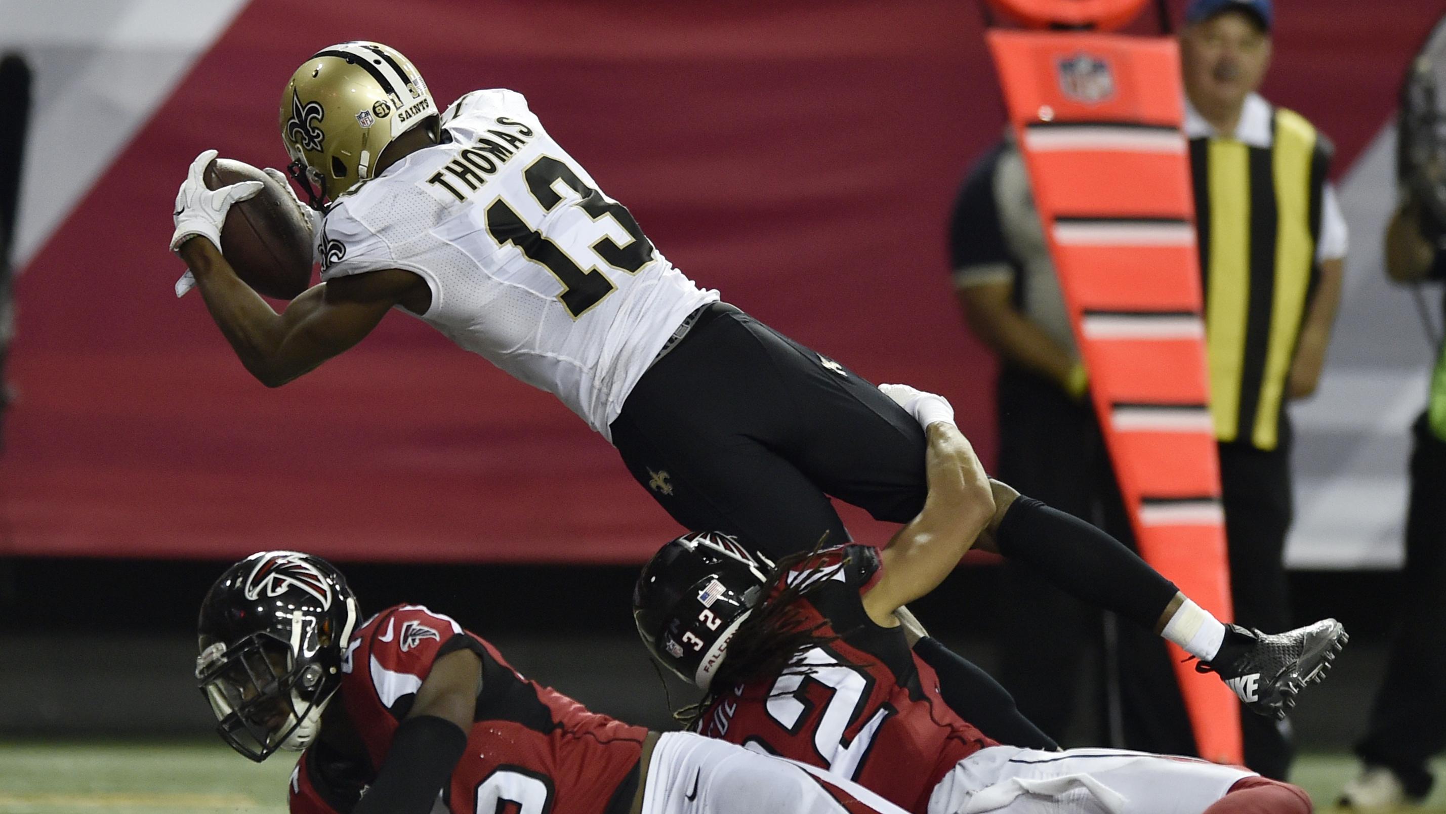 Top Saints receiver Michael Thomas now questionable for tomorrow's Falcons  game - The Falcoholic