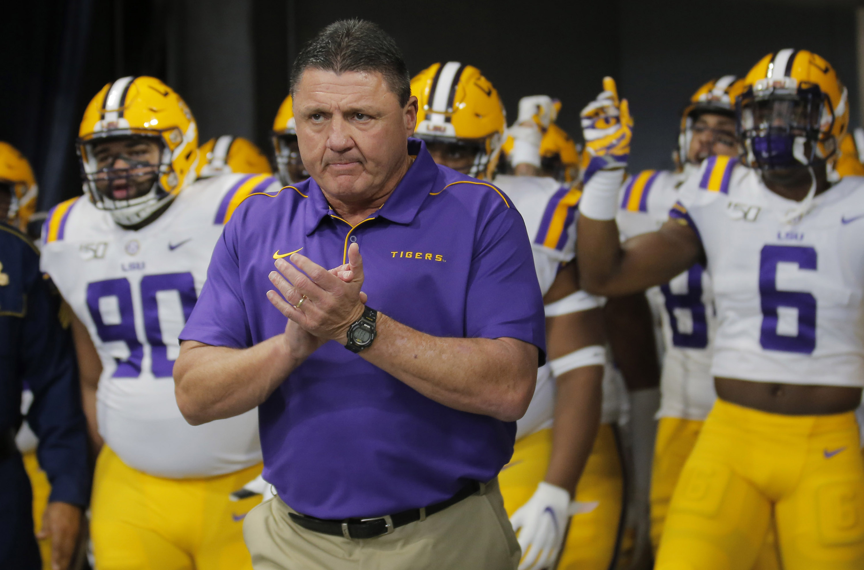 LSU, football coach Ed Orgeron to part ways at end of season - The