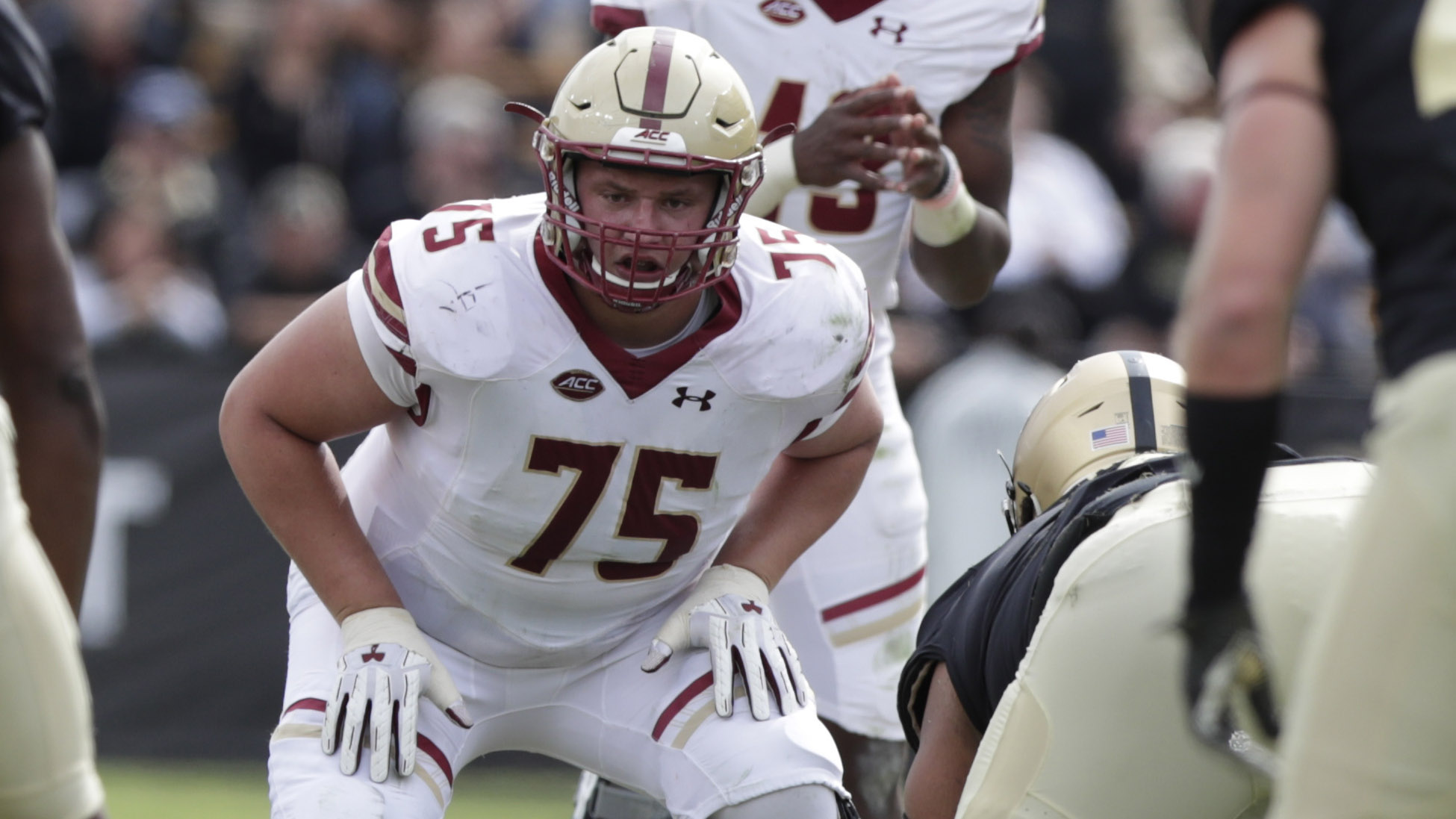 Chris Lindstrom flashing potential on BC offensive line - The Boston Globe