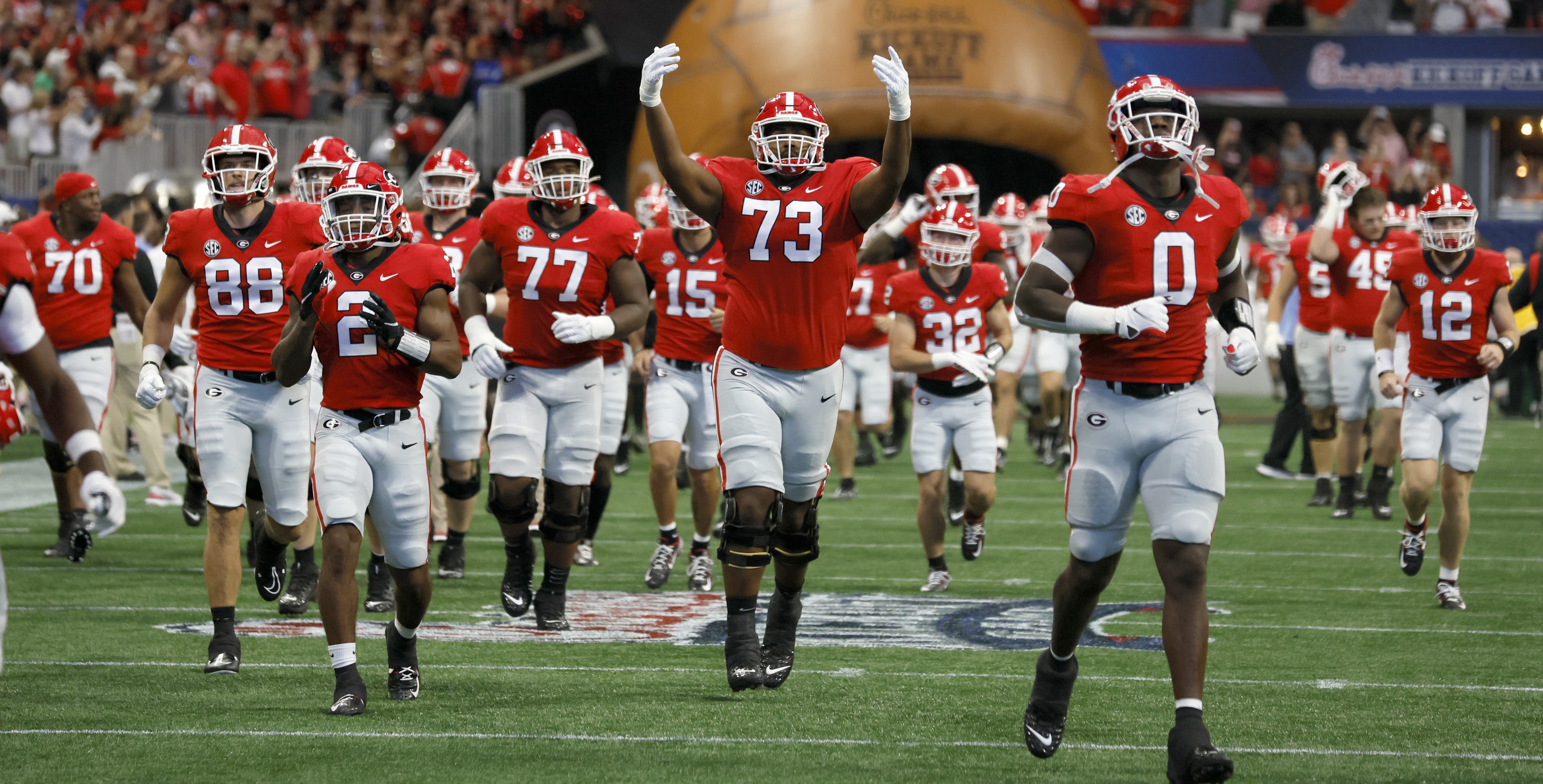 Bowers, Starks among 4 1st-teamers from No. 1 Georgia on preseason AP All-America  team