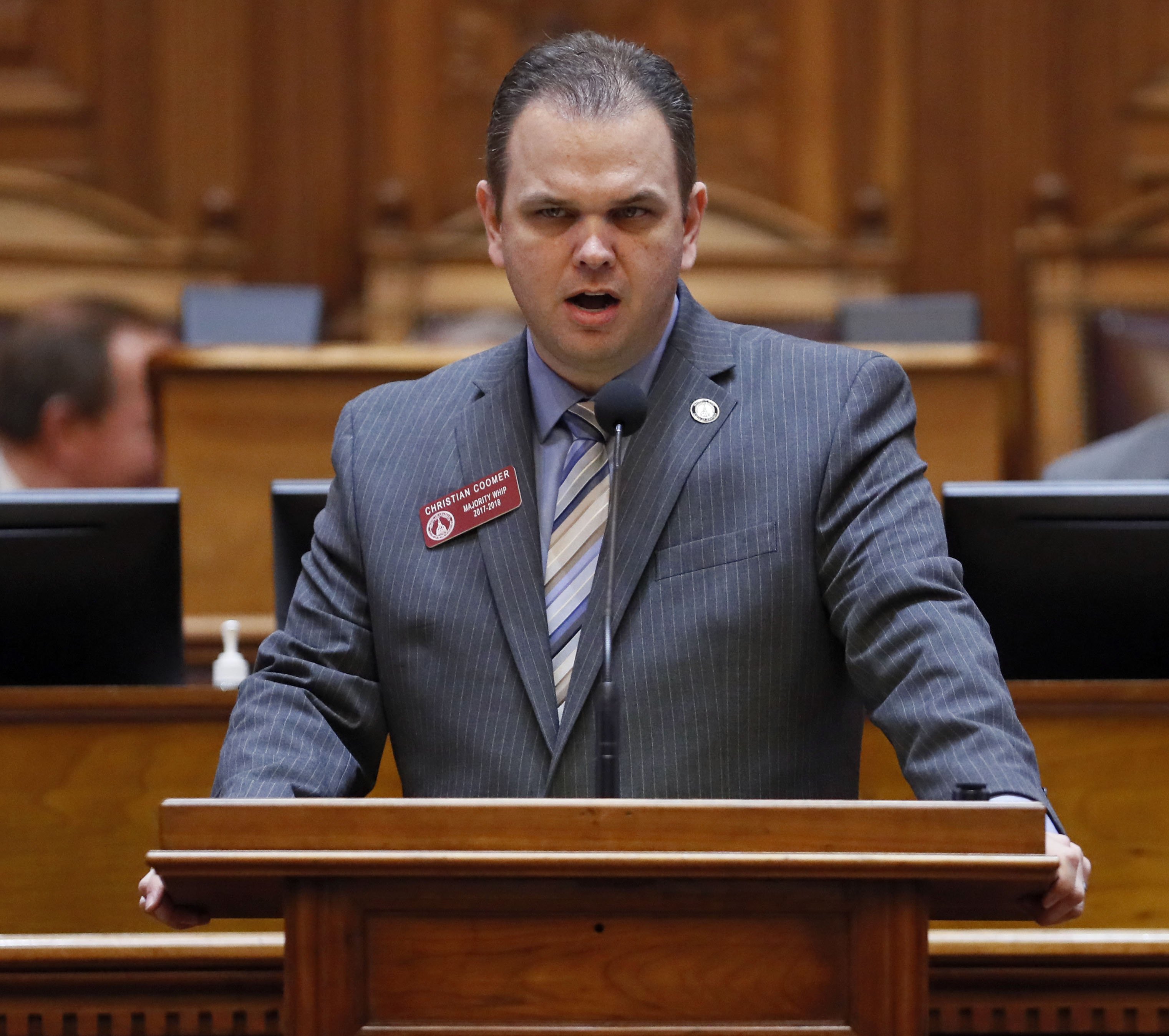 State House Majority Whip Christian Coomer, R-Cartersville, will take Charlie Bethel’s seat on the Court of Appeals, Gov. Nathan Deal announced on Friday, Sept. 14, 2018.