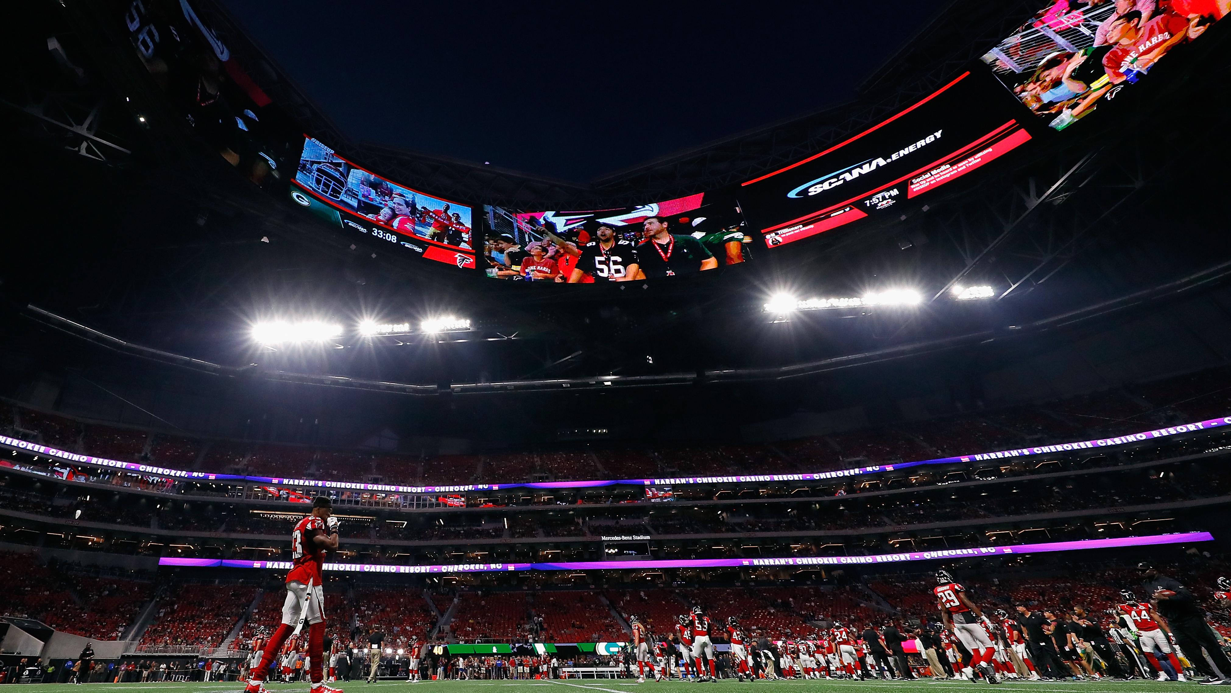 mercedes benz stadium standing room