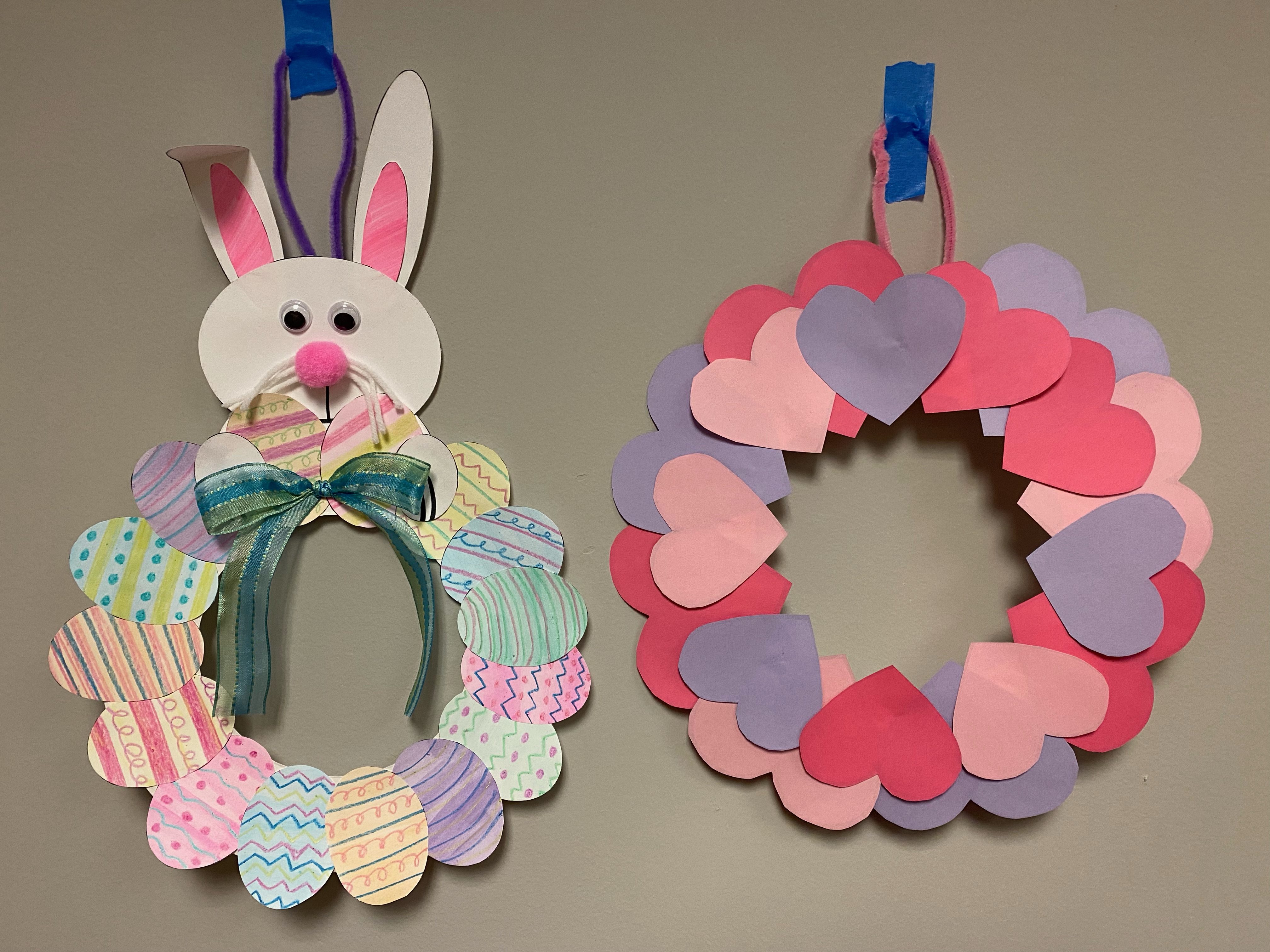 Naturally gravitating to her love of crafting, Allyson Eads youth services librarian I at South Cobb Regional Library in Mableton began the holiday wreath craft kits with Valentine's Day followed up by Easter. The wreath kits allow some good old-fashioned fun for families.