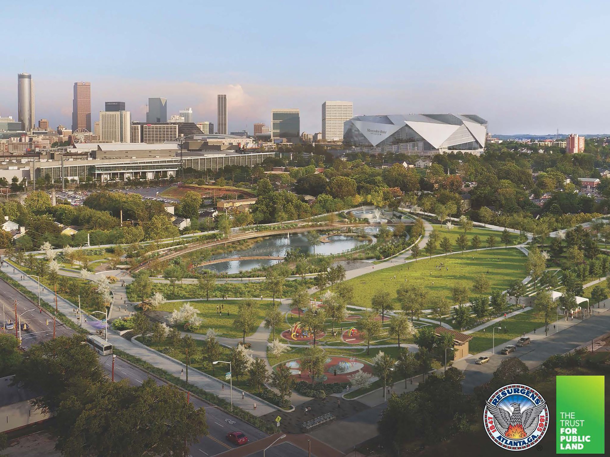 Mercedes-Benz Stadium, Future Home to the Atlanta Falcons, Being Built in  Atlanta. - Military AutoSource